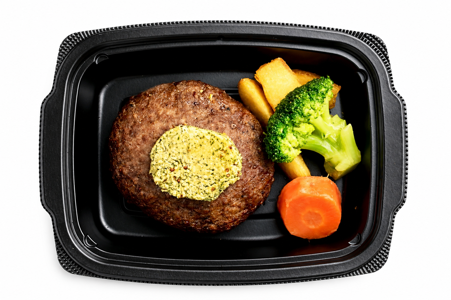 悦楽と背徳！牛１００％ENDO特製ハンバーグ 香草バターソース