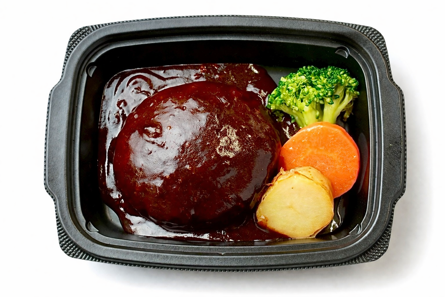 貴族の愉悦！牛１００％ENDO特製デミグラスハンバーグ