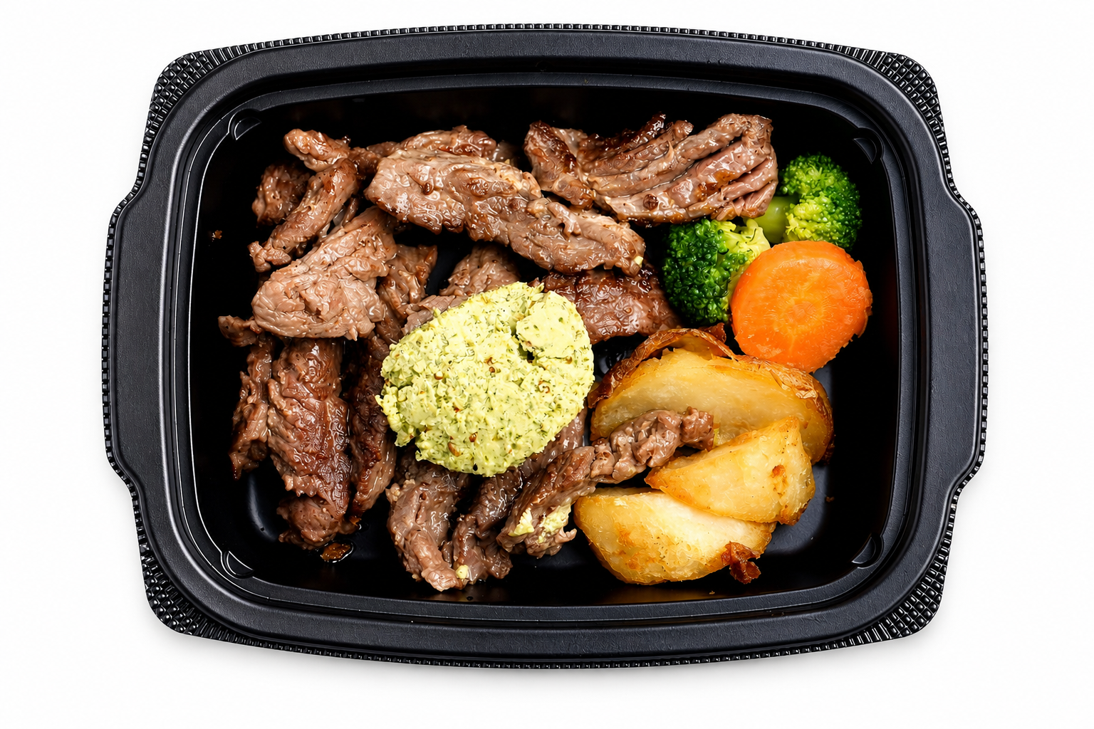 肉厚！柔らかハラミステーキENDO魅惑の香草バターソース