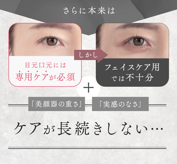 美顔器開発の常識では潤いの通り道※を奥までつくる※のは困難