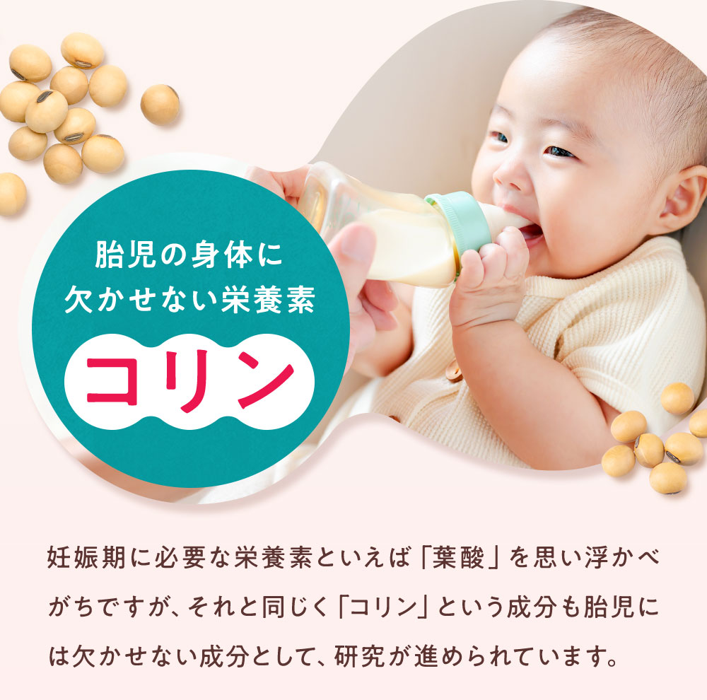 胎児の身体に欠かせない栄養素コリン