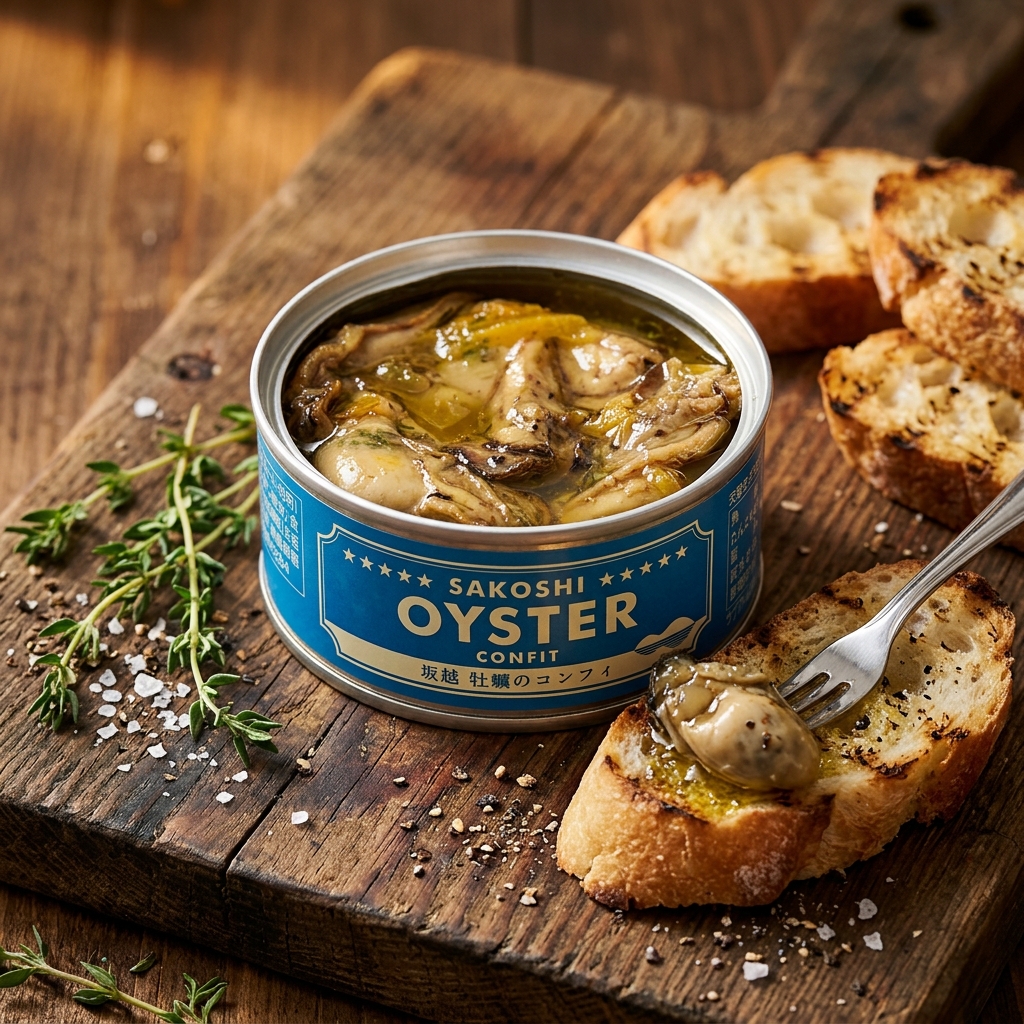 牡蠣のコンフィ