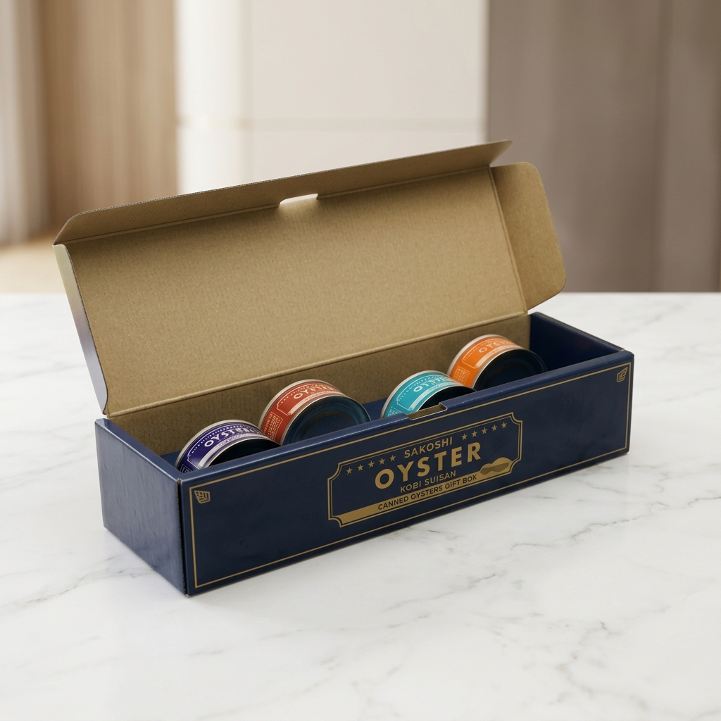 牡蠣の缶詰4種ギフトボックス 内容量: ４缶セット