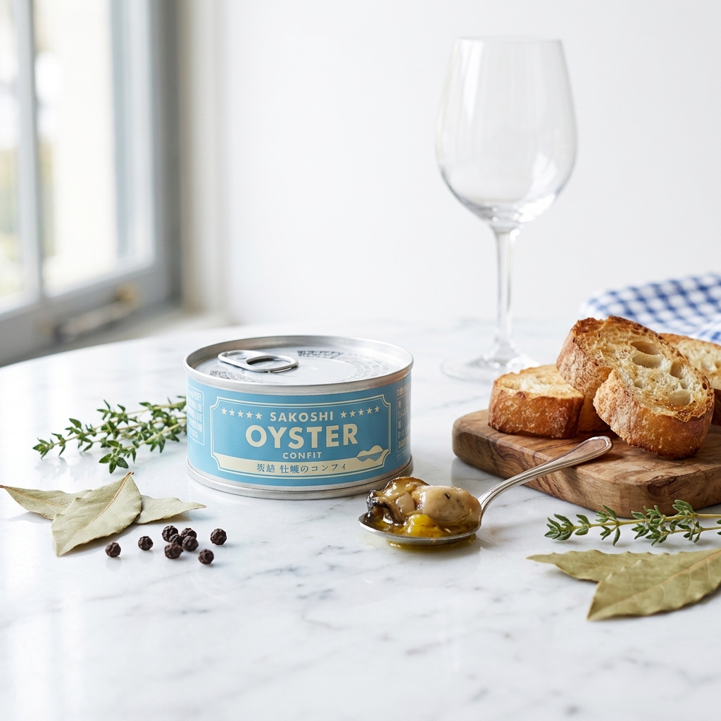 牡蠣のコンフィ