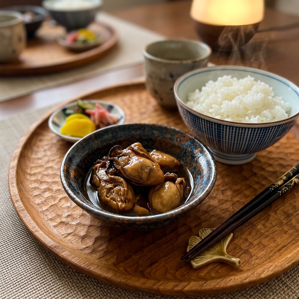 牡蠣の醤油煮