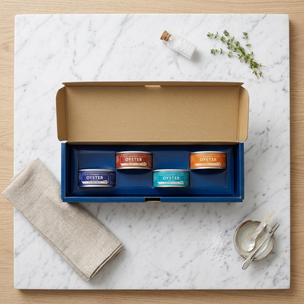 牡蠣の缶詰4種ギフトボックス 内容量: ４缶セット