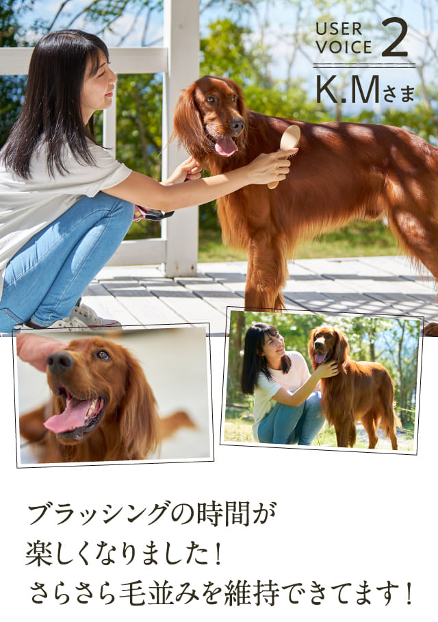 ブラッシングの時間が楽しくなりました！