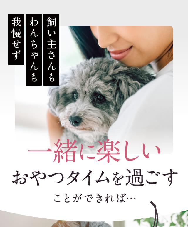 一緒に楽しいおやつタイムを過ごすことができれば...