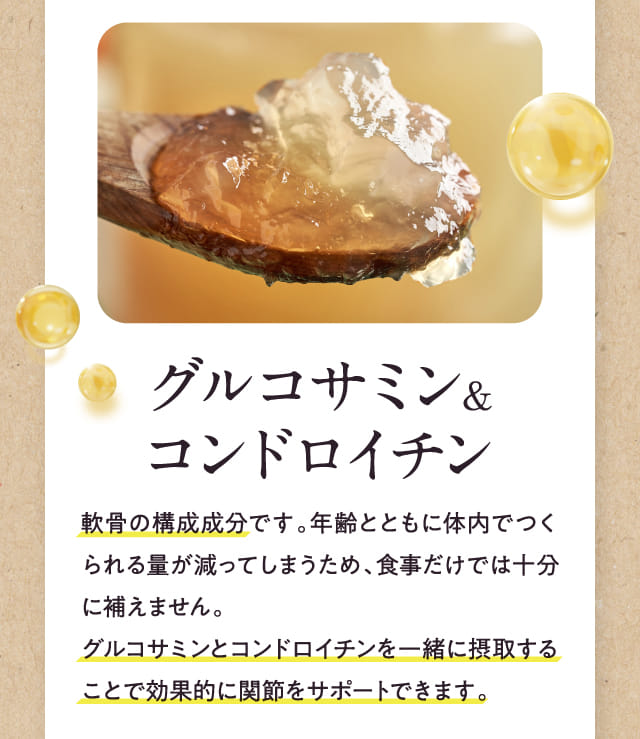 グルコサミン＆コンドロイチン