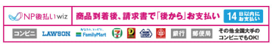 NP後払いwiz