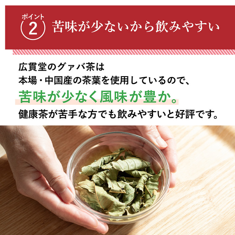 広貫堂  グァバ茶  500ml×24本 （1ケース）