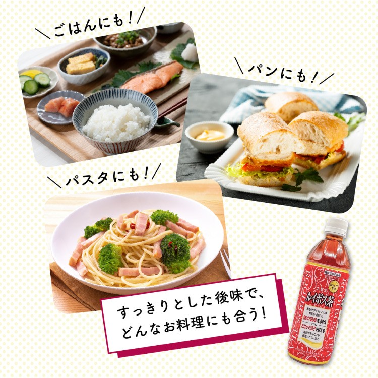【定期便】 ＜機能性表示食品＞ 広貫堂 ルイボス茶 500mL×24本 （1ケース）