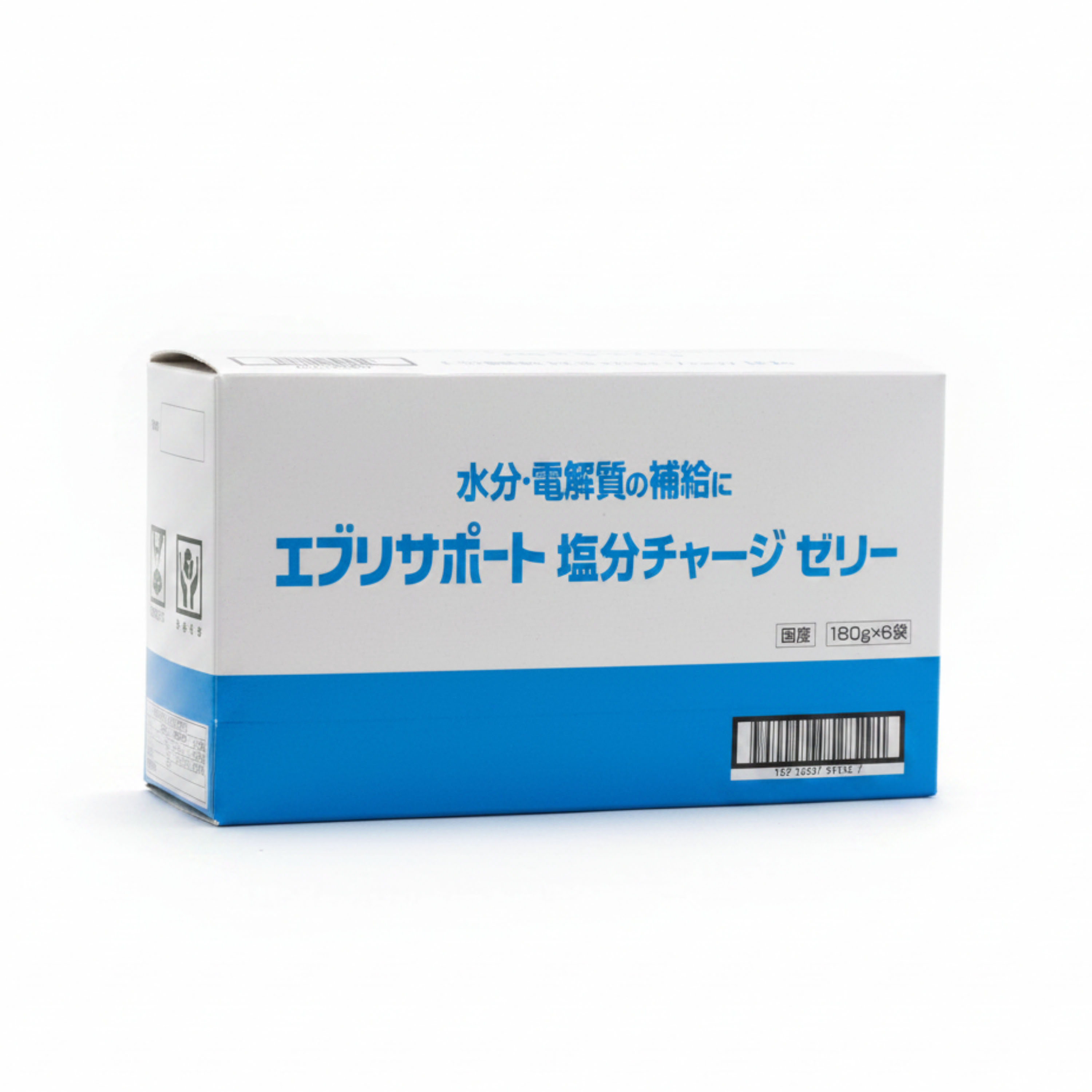エブリサポート 塩分チャージゼリー 180ｇ×6個 （1ケース）