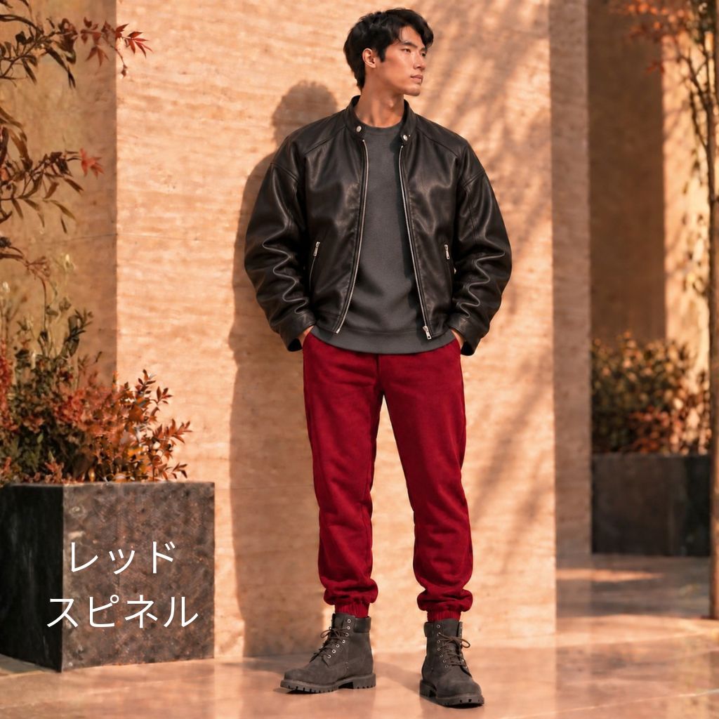 ジョガーパンツ B02 Color: ブラック, Size: M