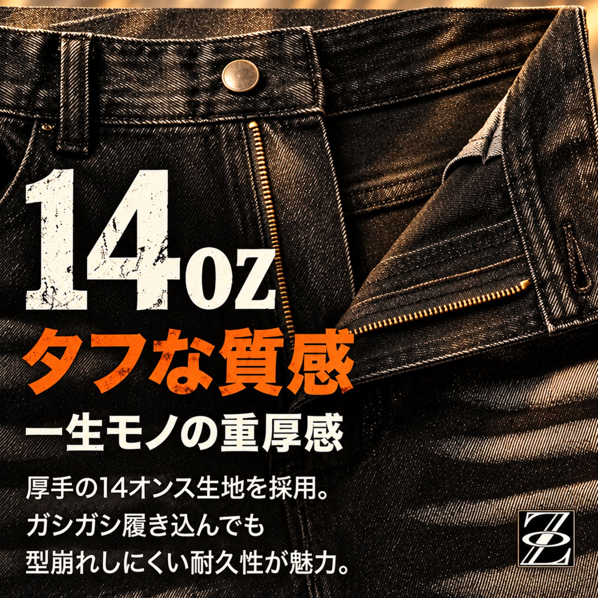 ワイド ジーンズ K53 Color: ブラック, Size: M
