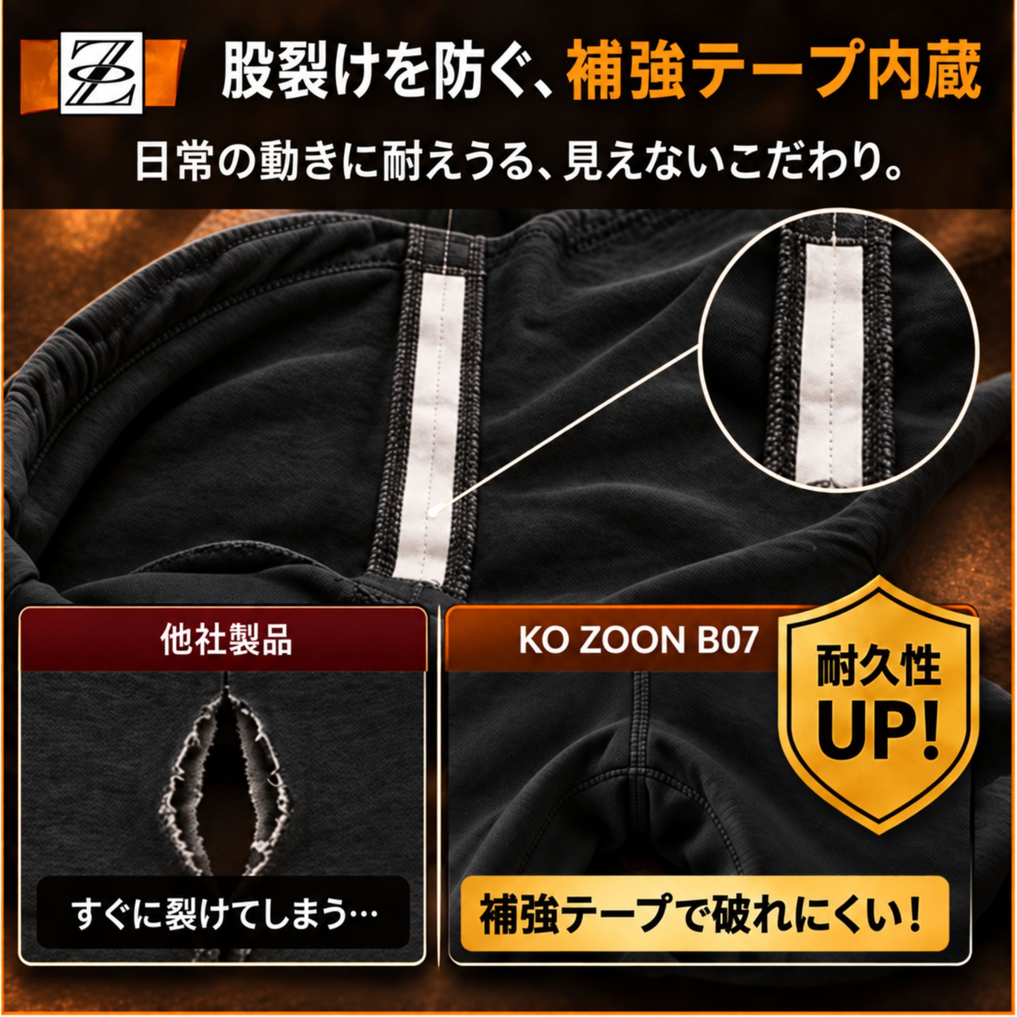 ハーフパンツ B07 Color: ブラック, Size: M