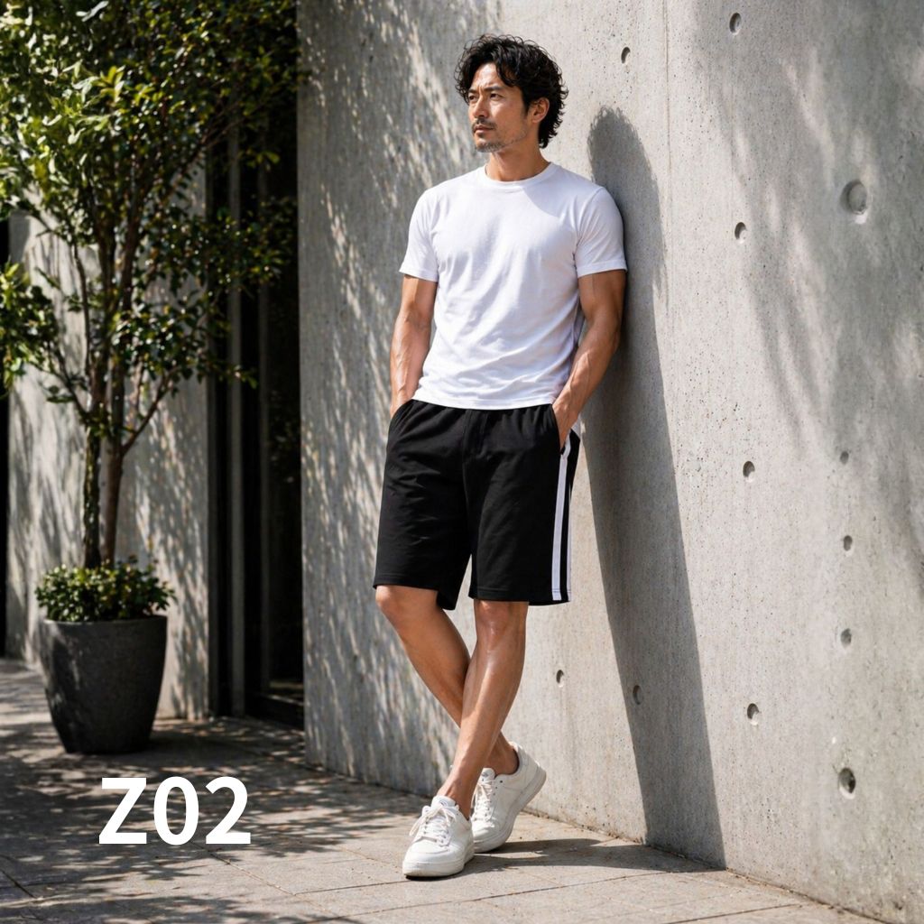 ラインハーフパンツ Z02