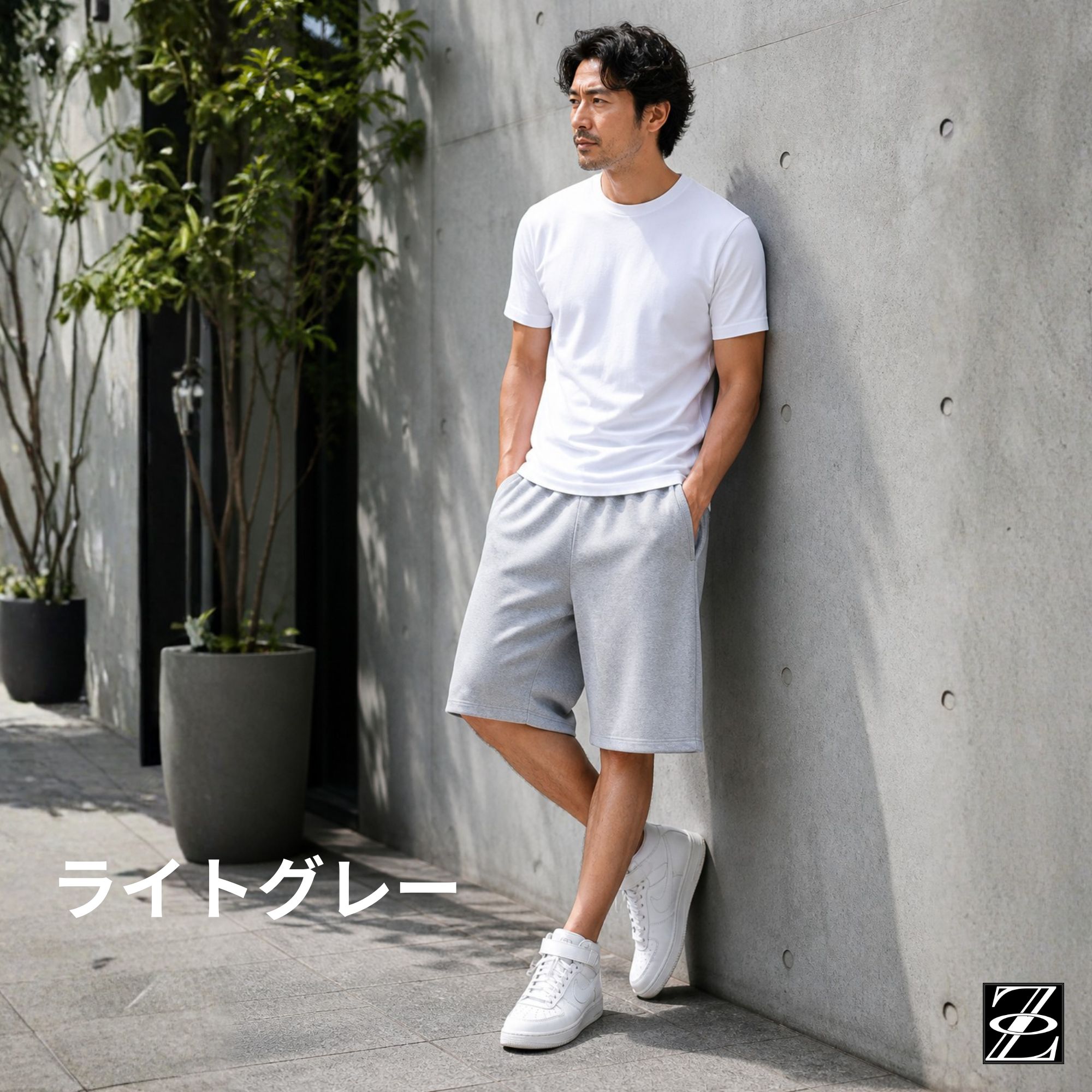 ハーフパンツ B07 Color: ブラック, Size: M