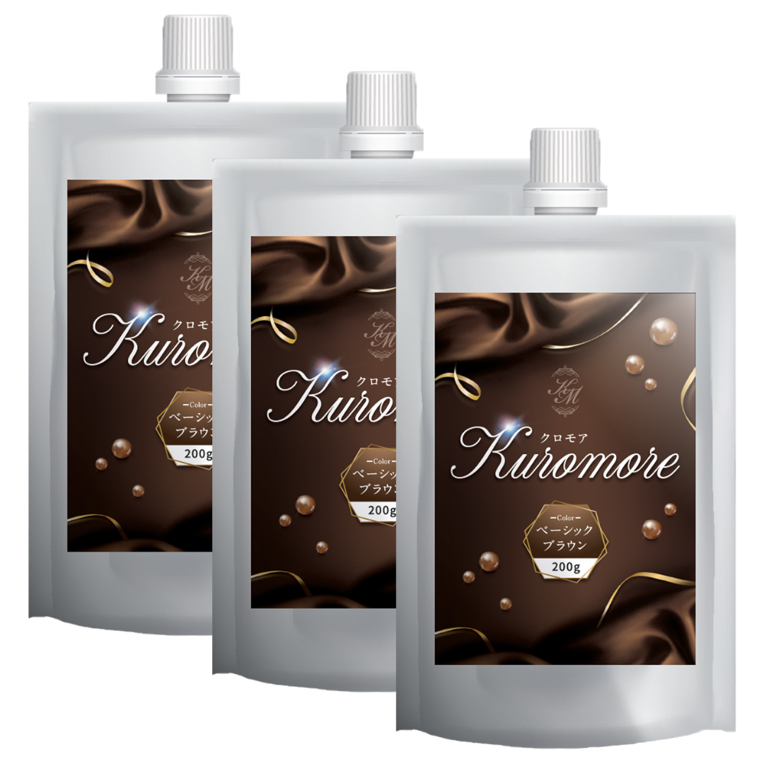 Kuromore定期ブラウン_3個定期