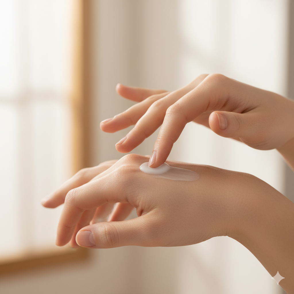 クリーム使用イメージ