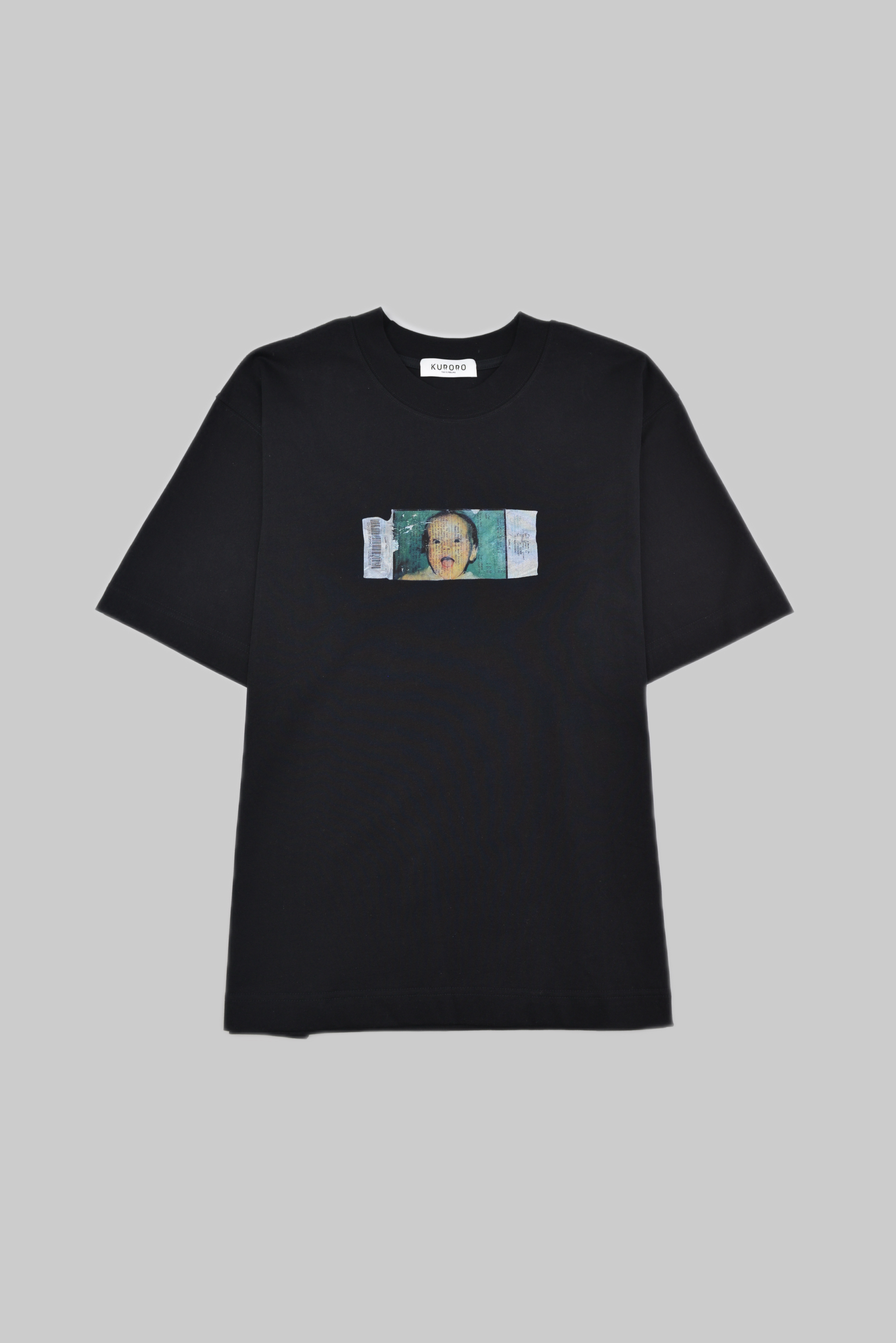 ブルーモーメント -273° アートグラフィックTシャツ　ブラック