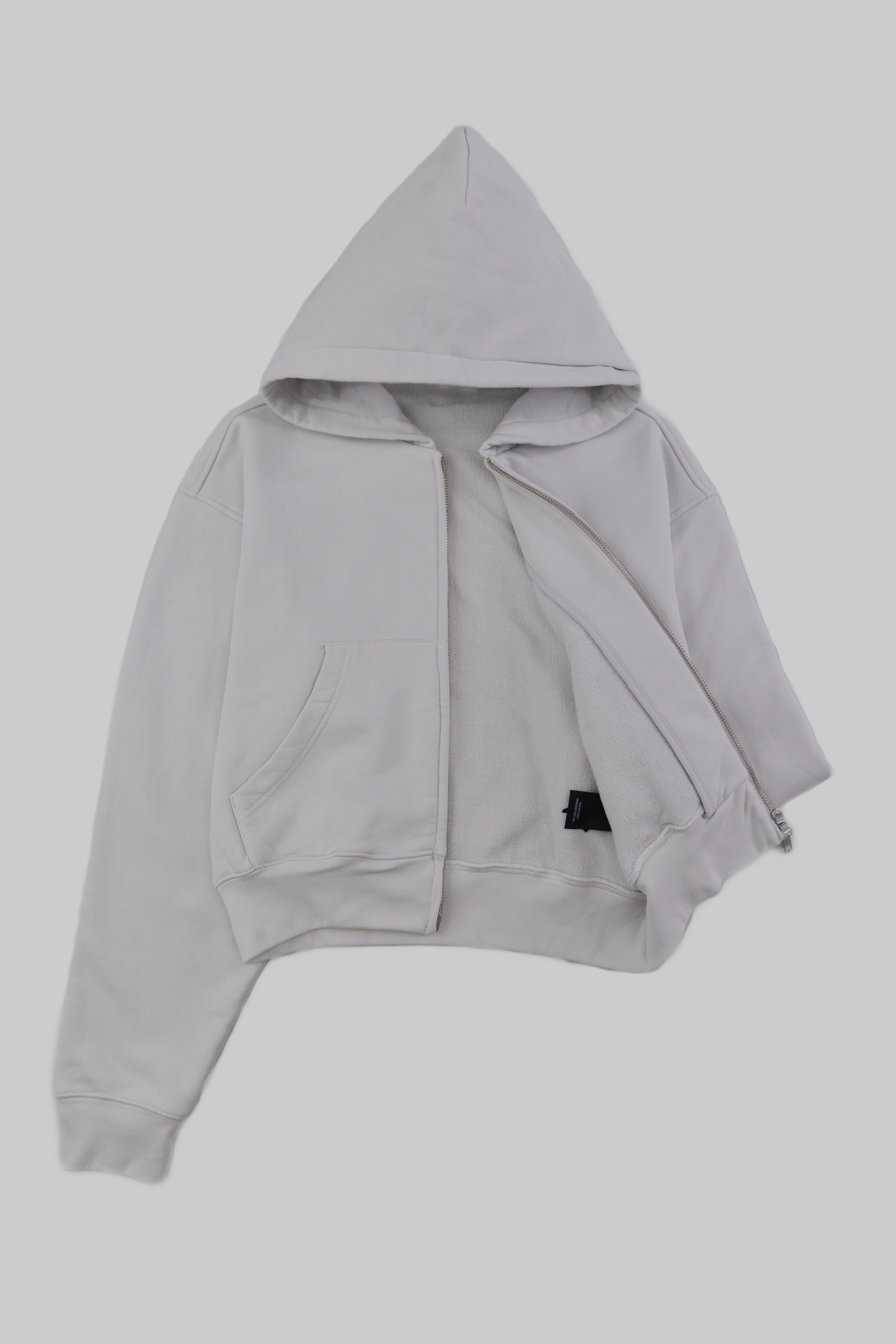KURORO Minimal Cropped Zip Hoodie（ミニマル クロップド ジップ フーディ） サイズ: S
