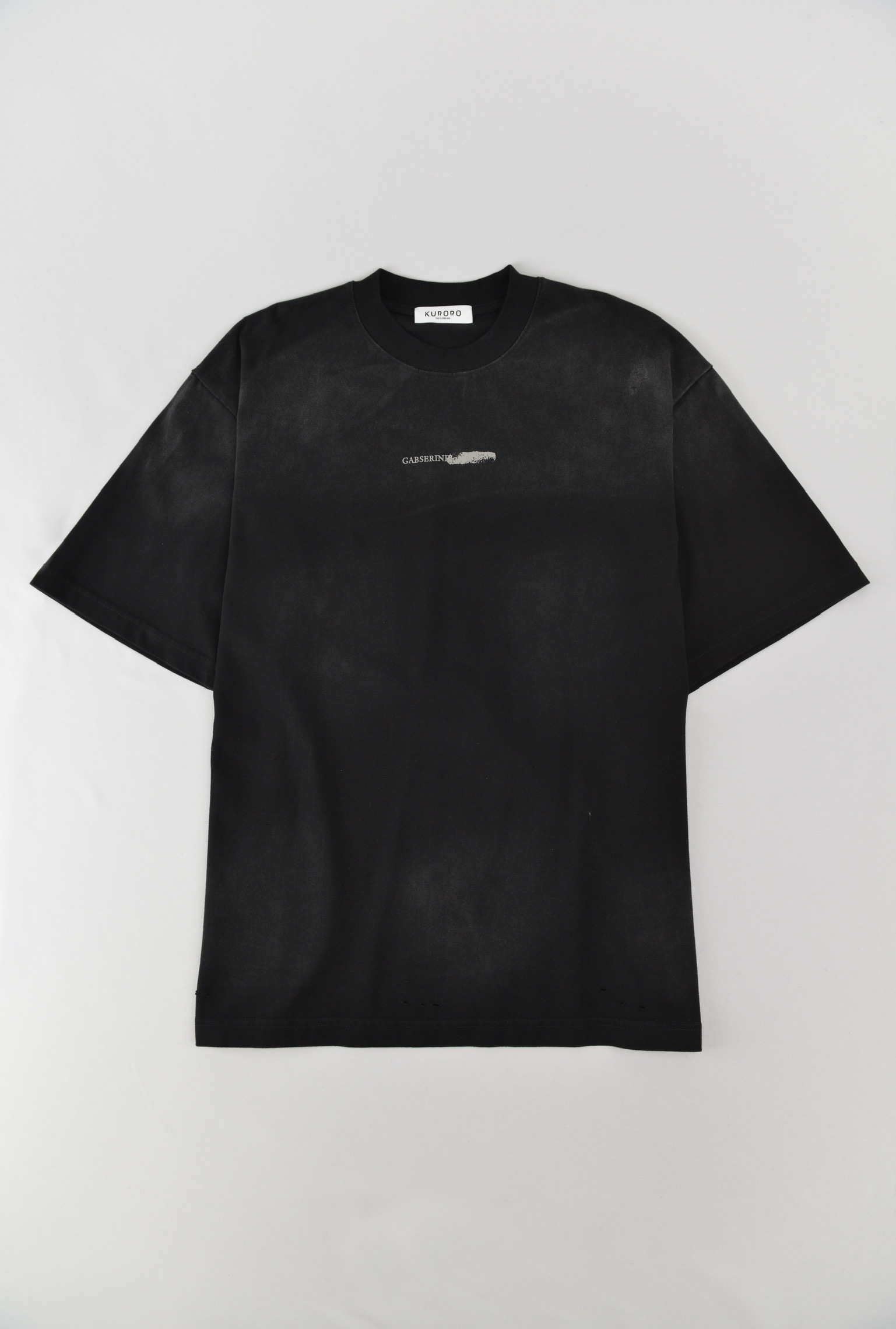 ヴィンテージウォッシュTシャツ　ブラック