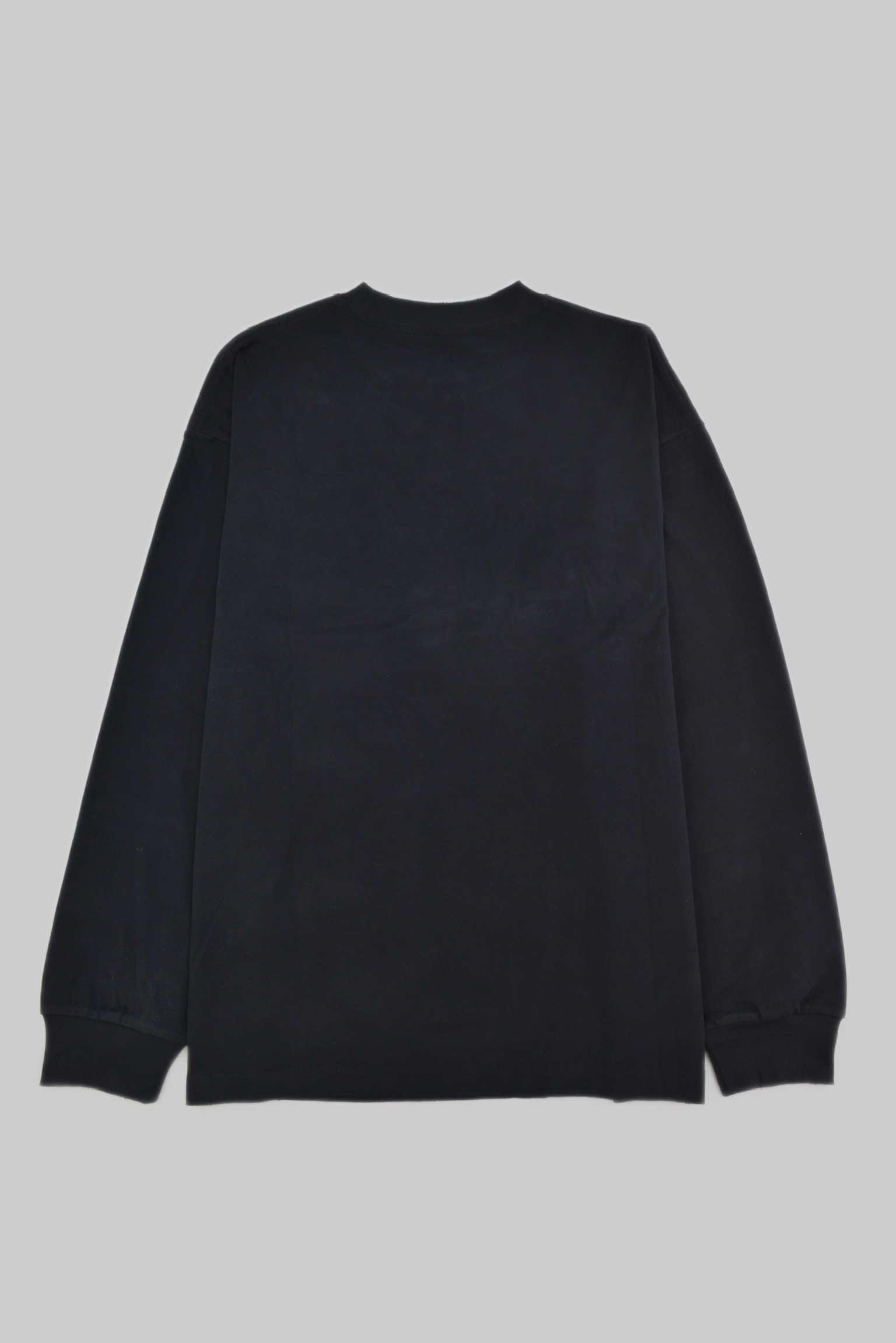 INSTRUCTIVE DISTORTION LONG SLEEVE（インストラクティブ ディストーション ロングスリーブ）　ブラック サイズ: S