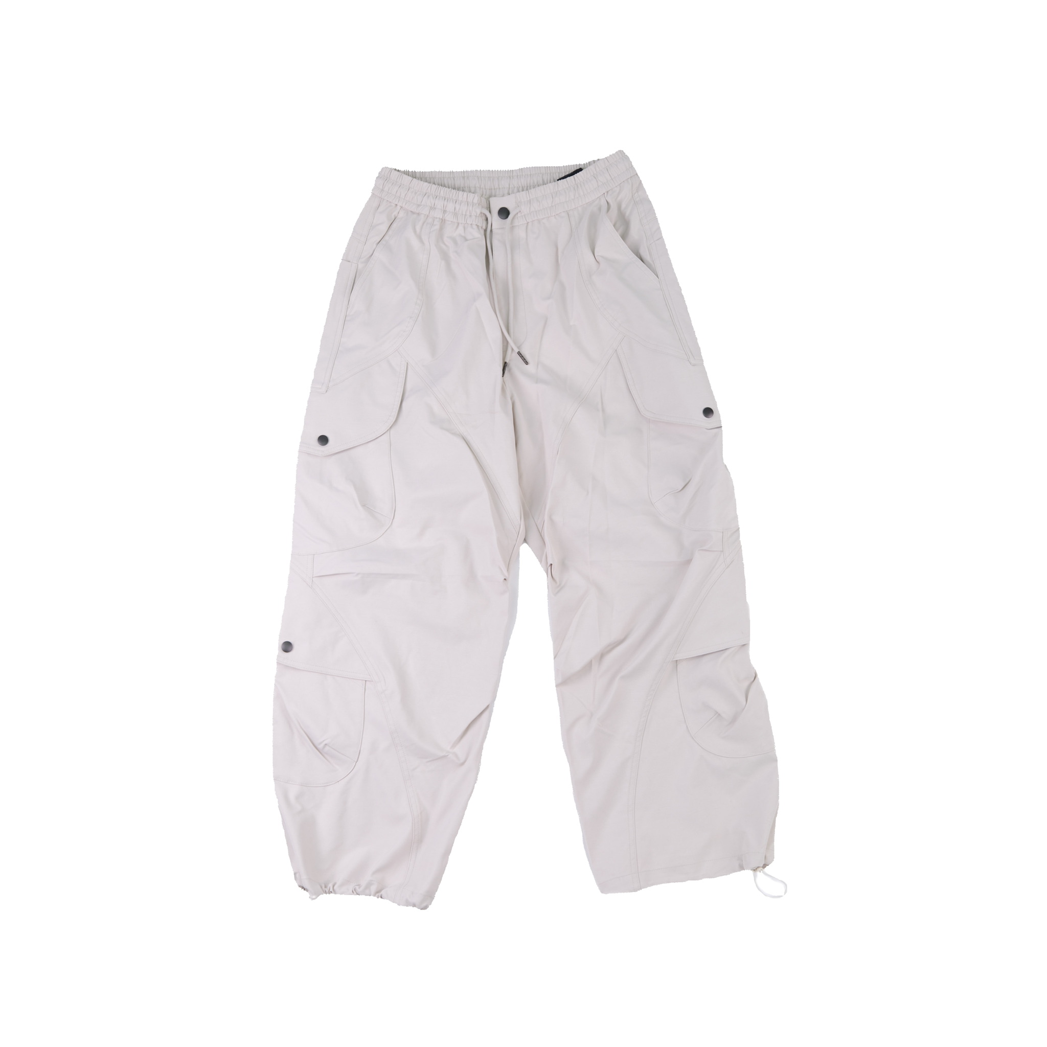 デザインストレートパンツ　ホワイト