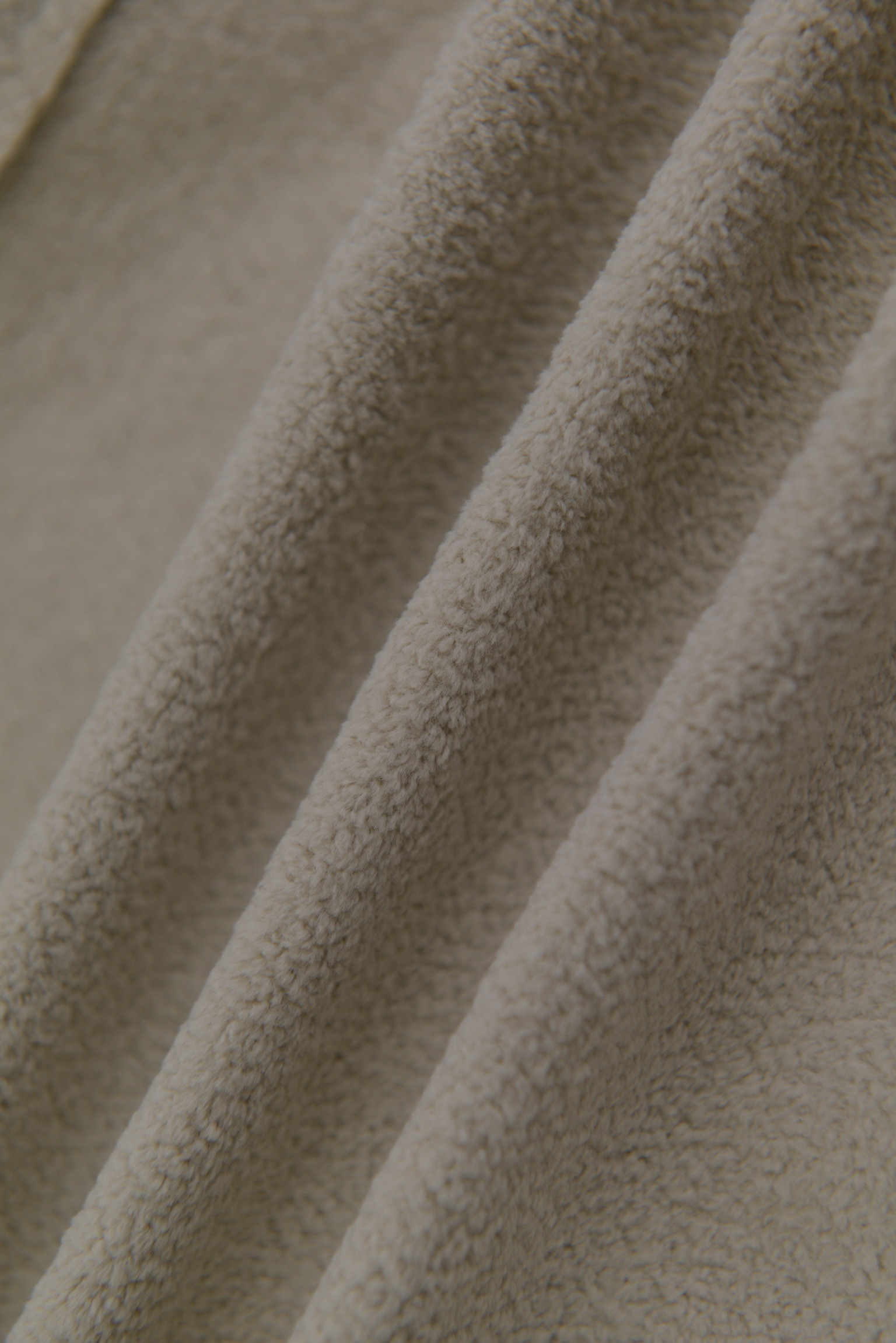 KURORO Double Layer Fleece Sweat / ダブルレイヤーフリーススウェット　ベージュ サイズ: S