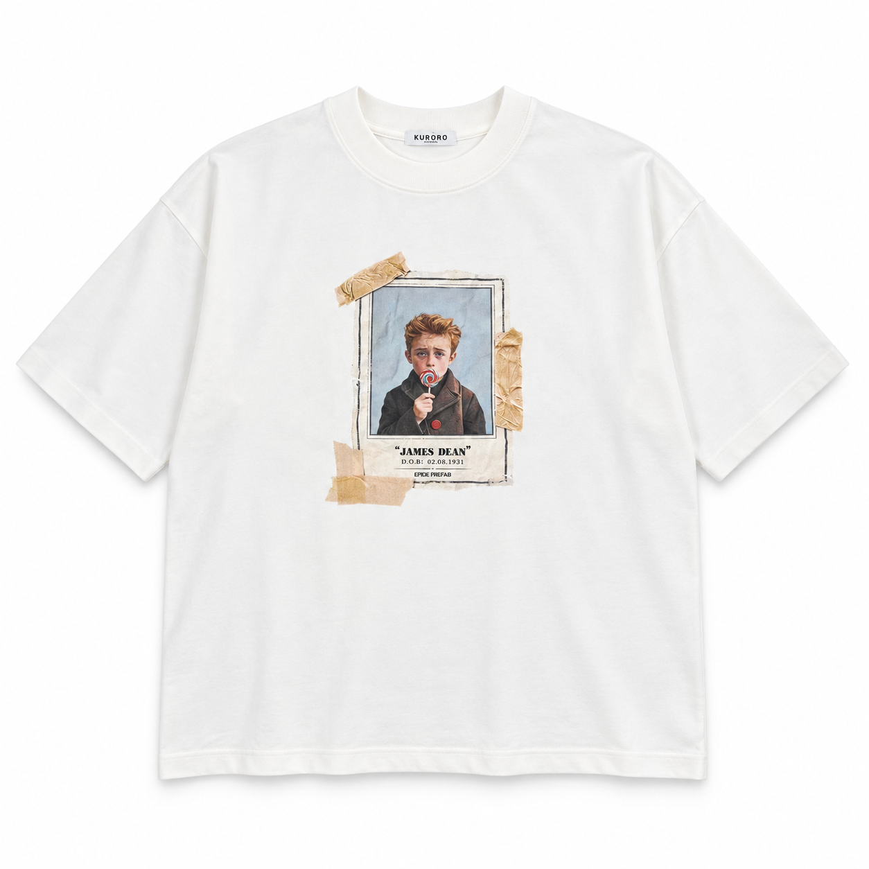 キャンディポートレートTシャツ　ホワイト サイズ: S