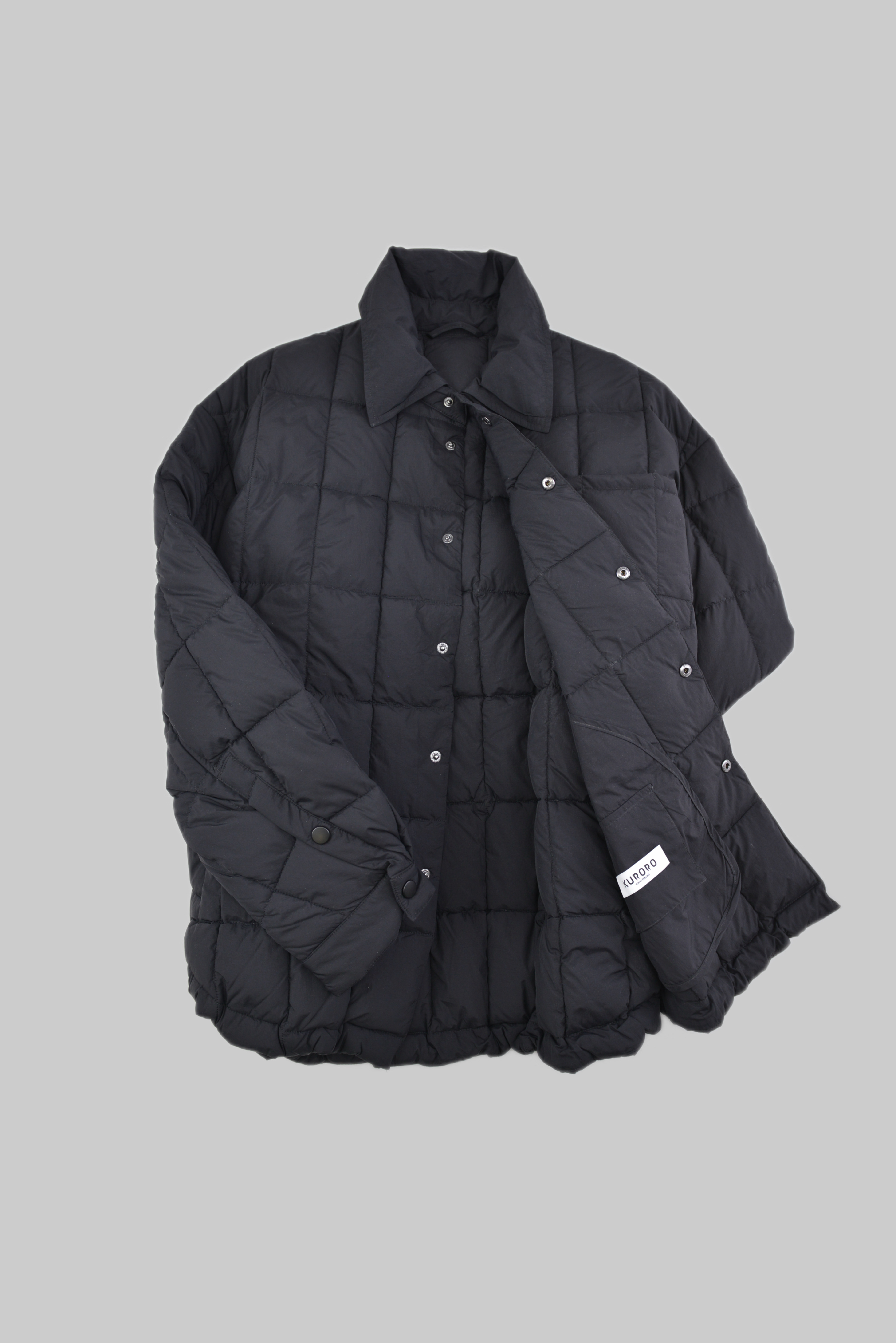 KURORO Quilted Down Shirt Jacket （クロロ キルティング ダウン シャツジャケット） サイズ: S