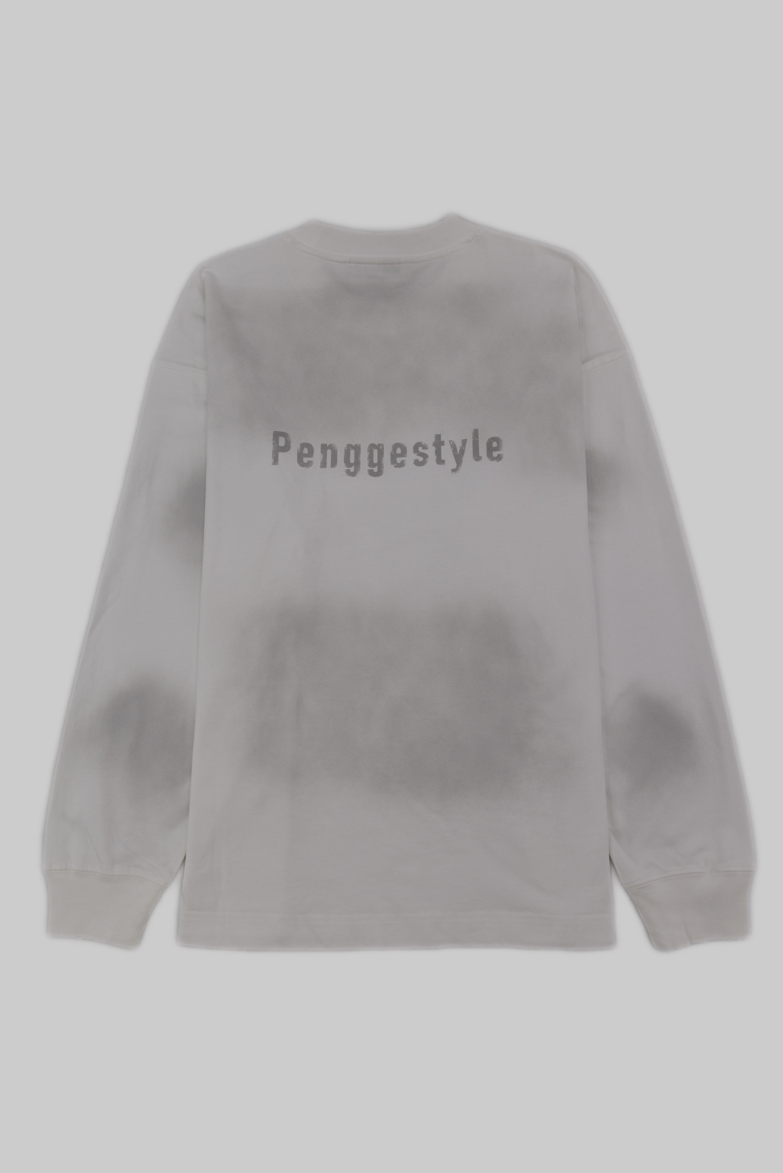 Penggestyle ロゴ ロングスリーブTシャツ　ホワイト (Penggestyle Logo Long Sleeve T-Shirt)　 サイズ: S