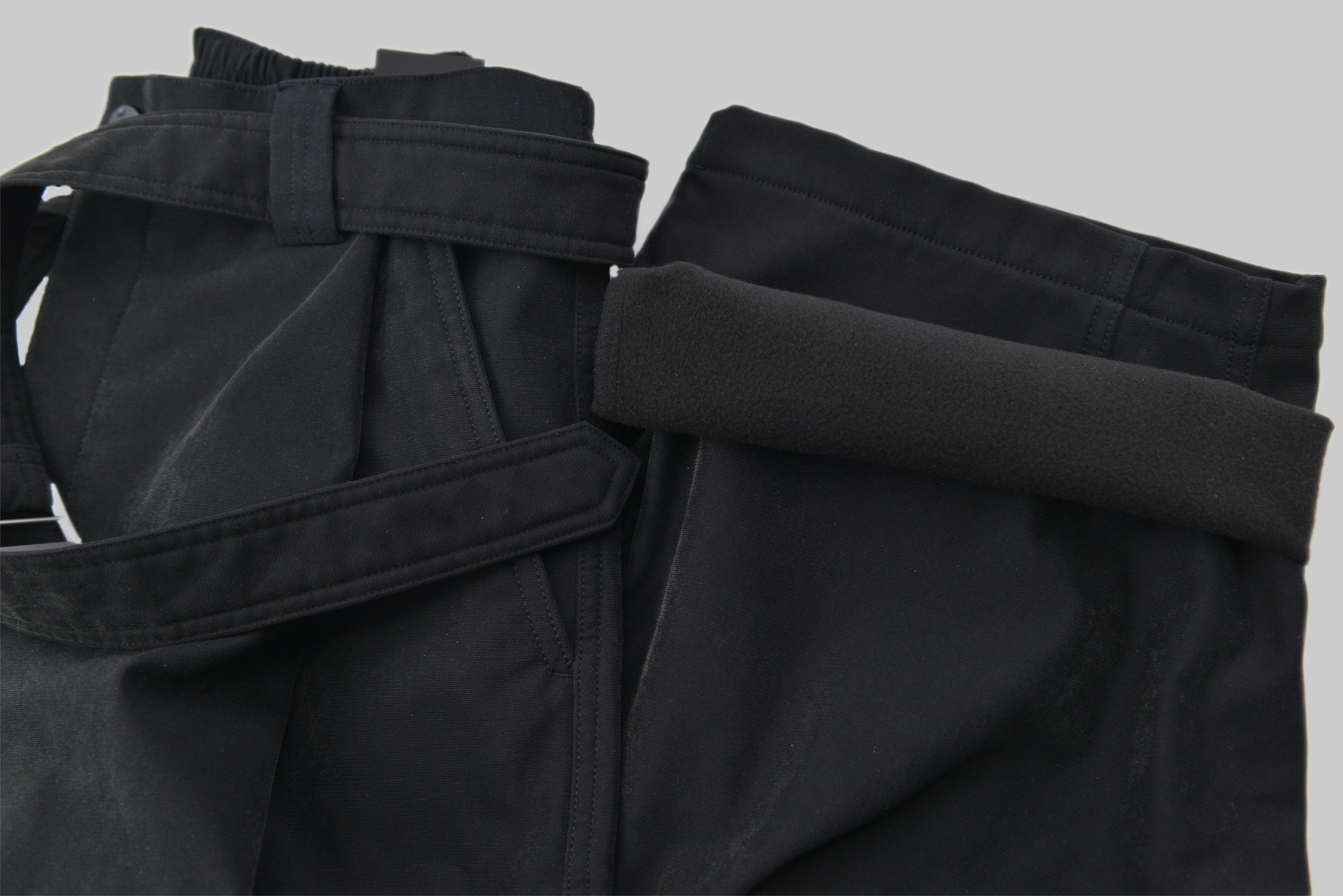 KURORO ボンディング フリース ワイドテックパンツ ブラック サイズ: M