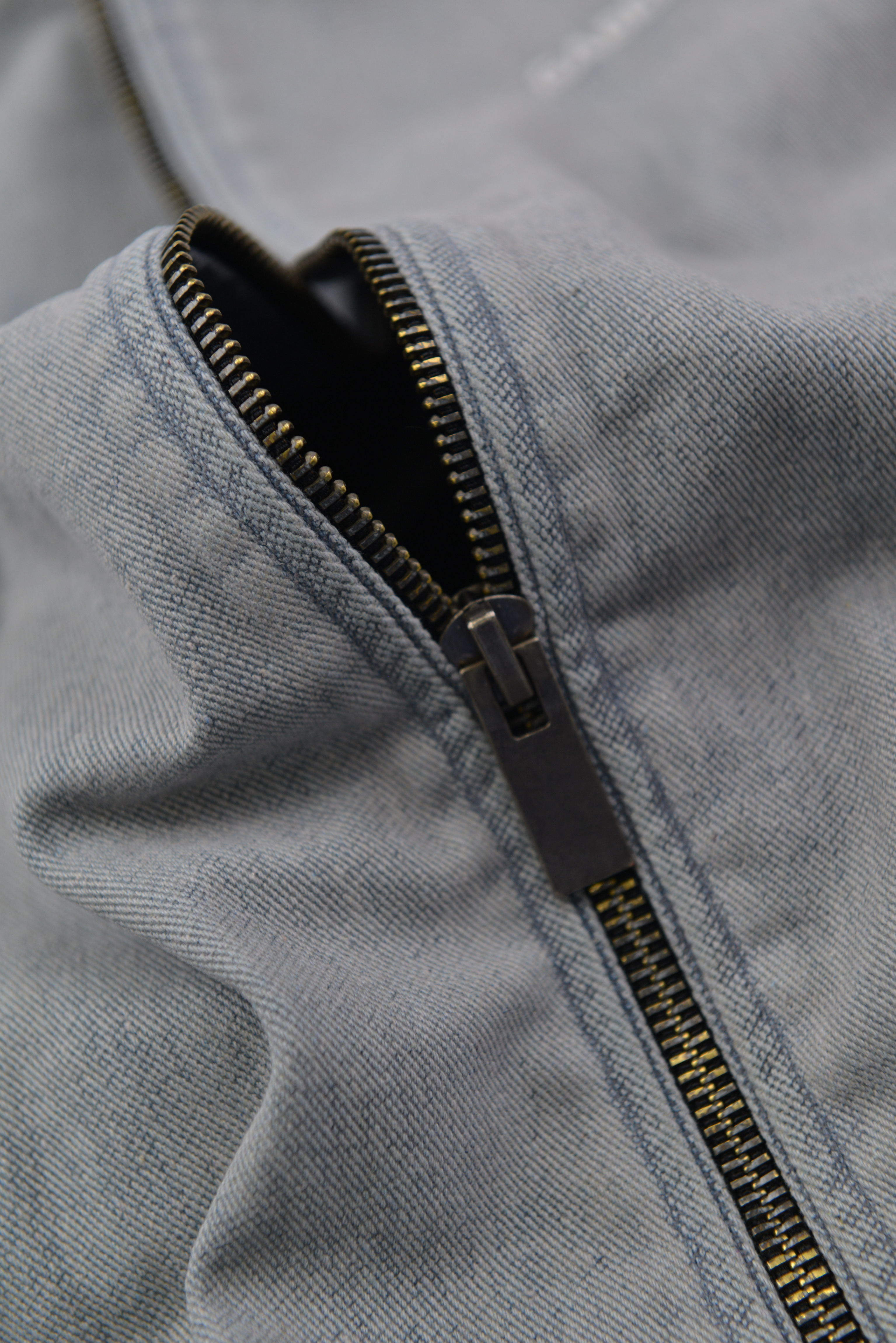 Padded Denim Track Jacket / Light Blue サイズ: M