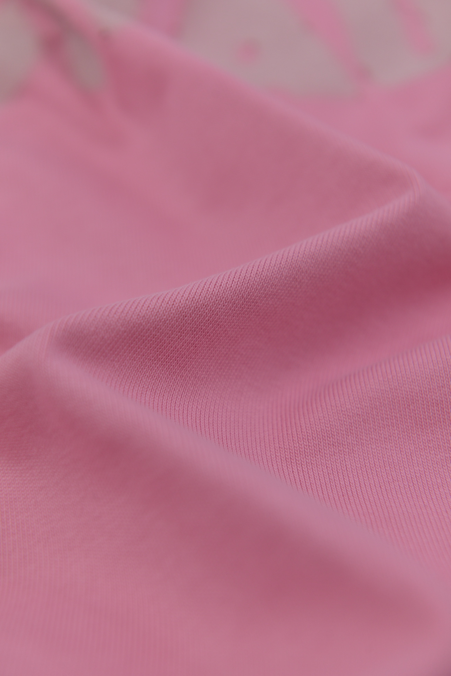 NAUNAU フロッキーロゴオーバーサイズTシャツ　    フェードピンク  サイズ: S