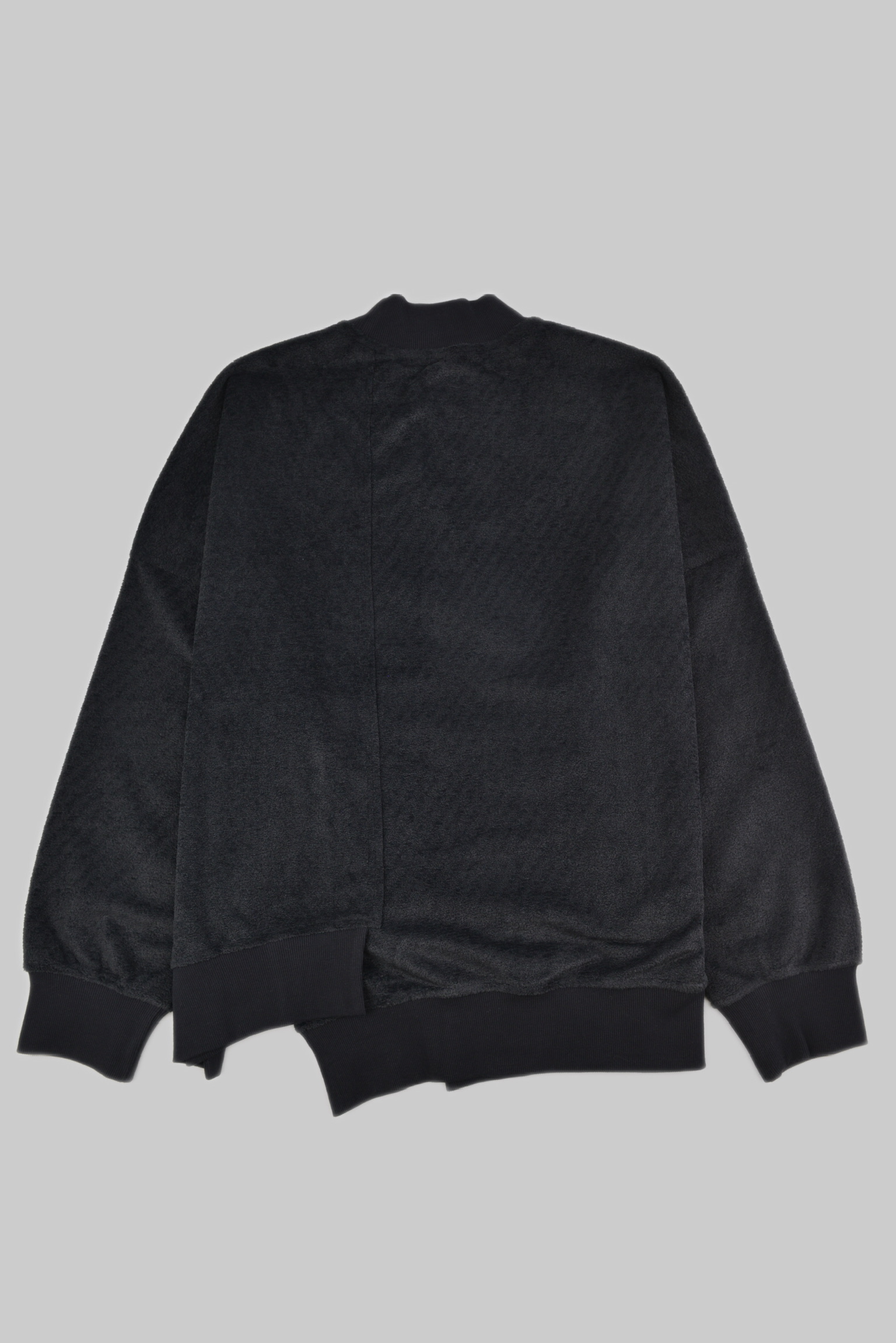 KURORO Double Layer Fleece Sweat / ダブルレイヤーフリーススウェット　ブラック サイズ: S