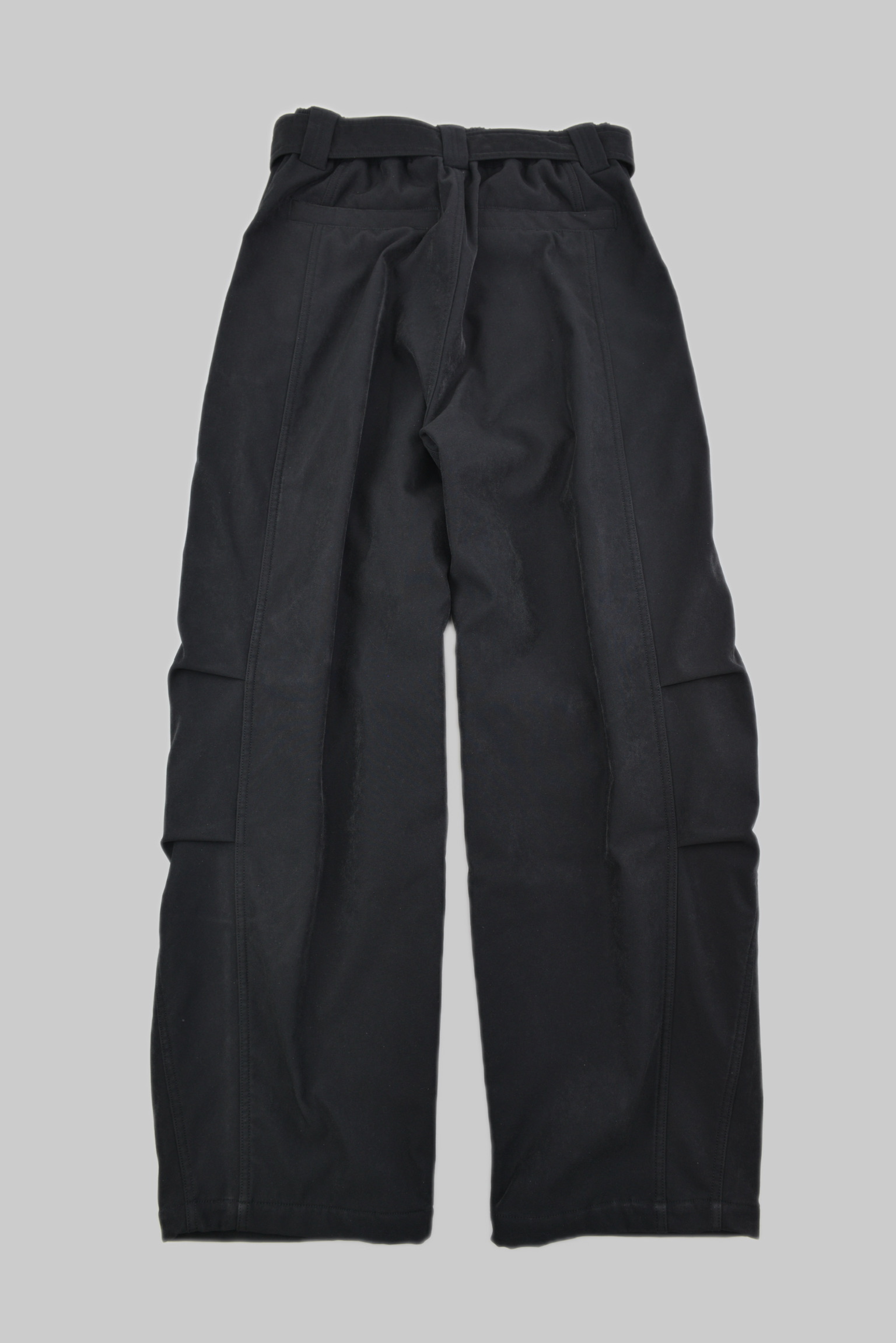 KURORO ボンディング フリース ワイドテックパンツ ブラック サイズ: M