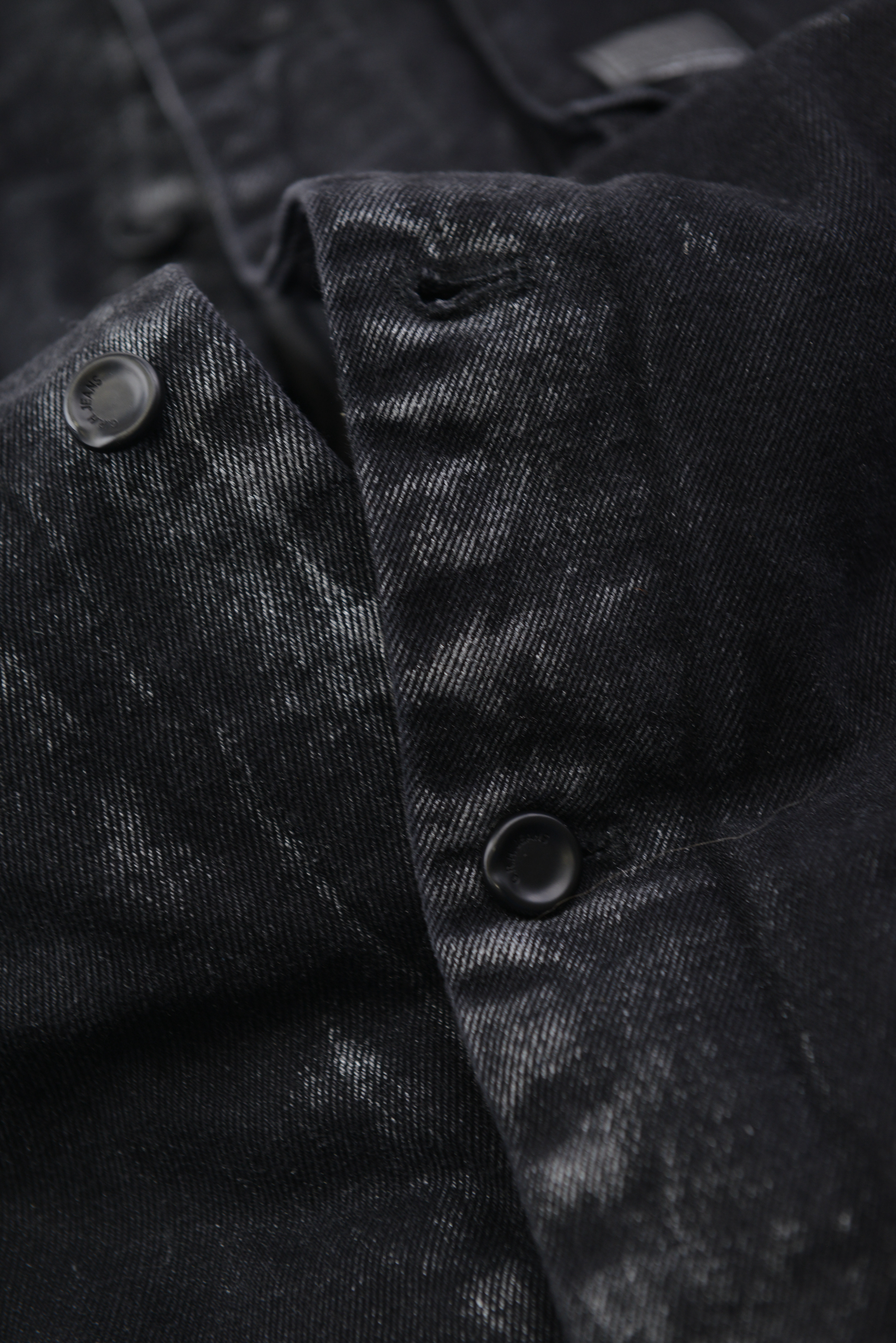 Blackout Padded Denim Jacket サイズ: M