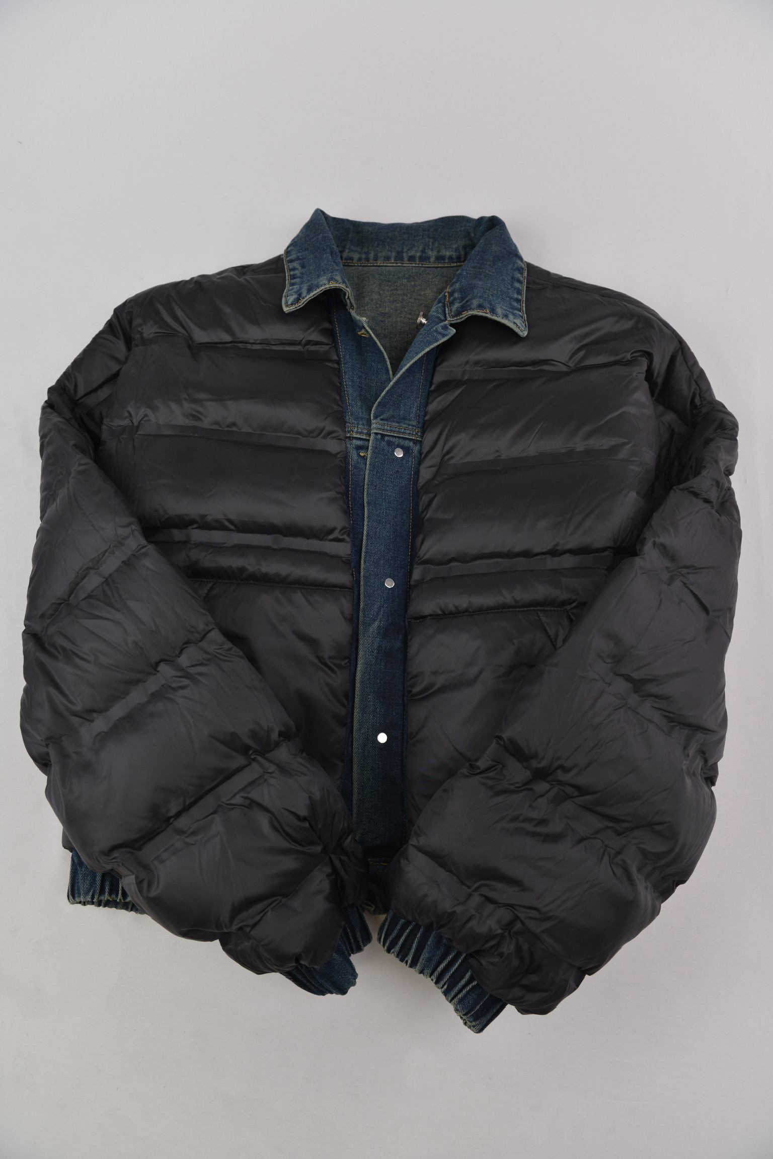 リバーシブルデニムダウンジャケット サイズ: XL