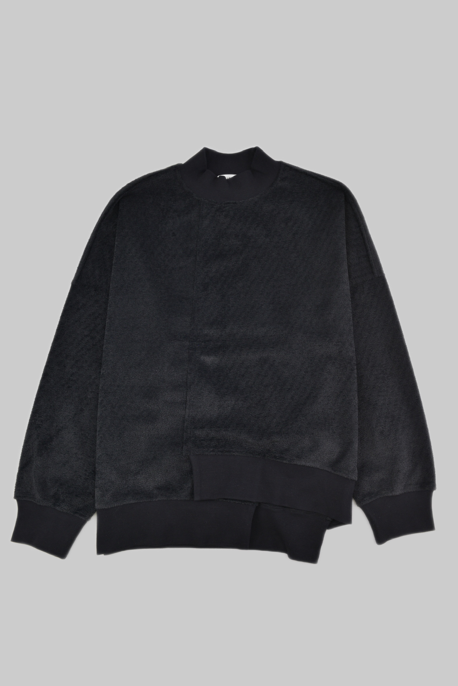 KURORO Double Layer Fleece Sweat / ダブルレイヤーフリーススウェット　ブラック サイズ: S