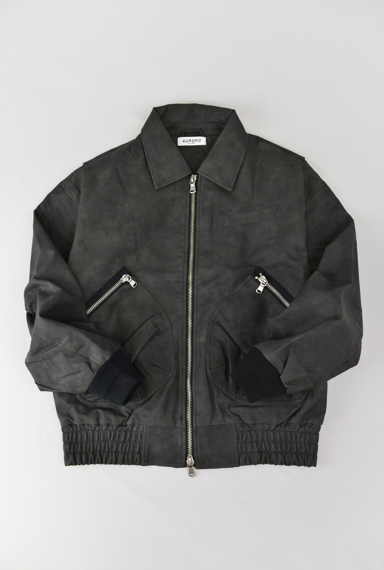 スエードボンバージャケット