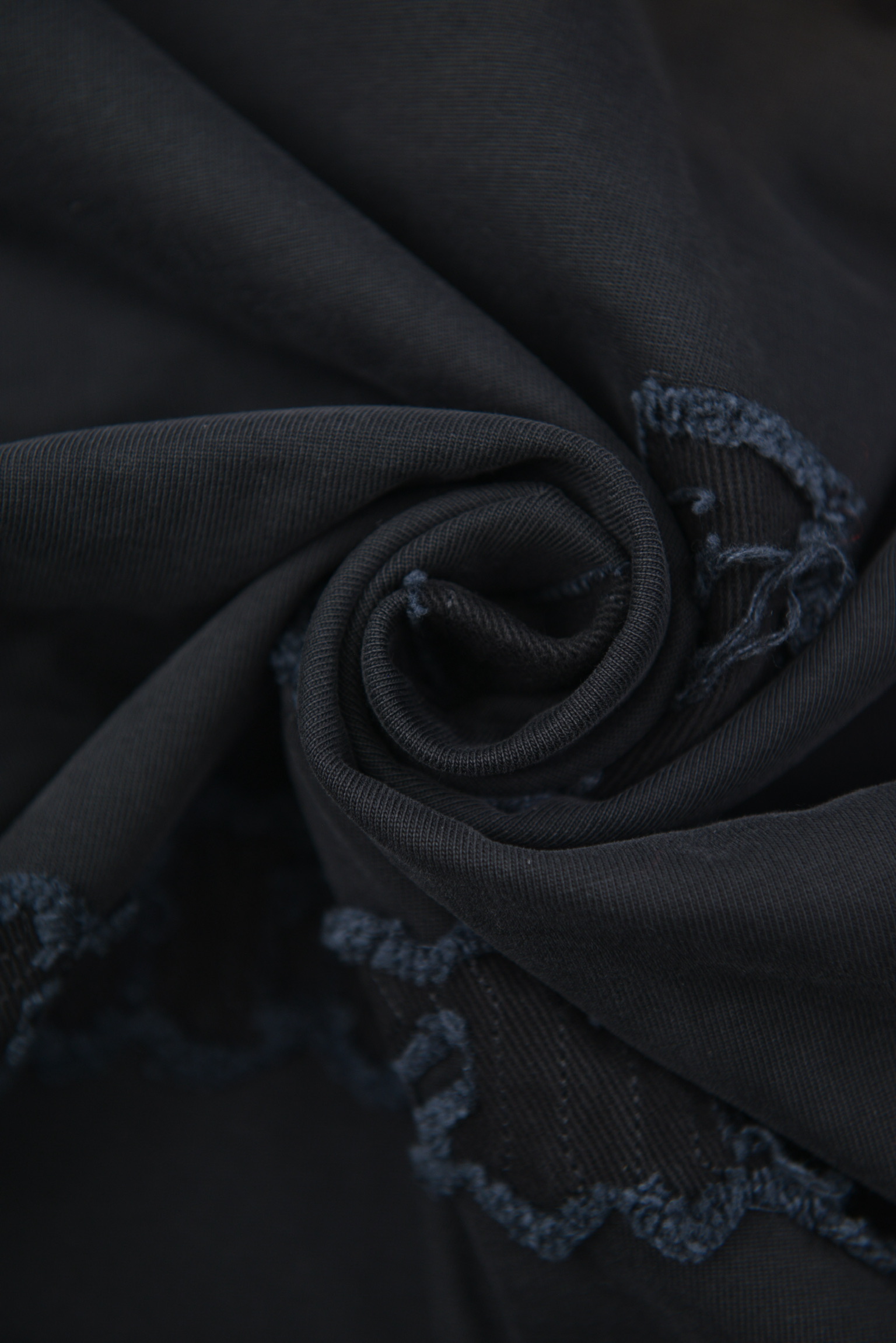 フェードクロスダメージTシャツ　Black サイズ: S