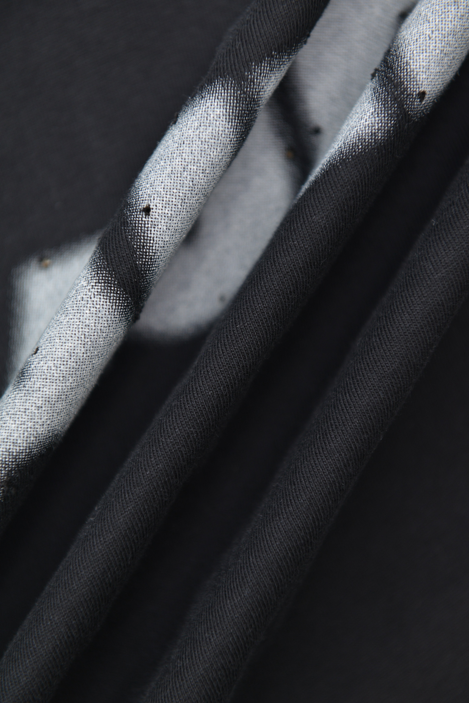 NAUNAU エアブラッシュ バックロゴ ノースリーブタンク　    BLACK サイズ: S