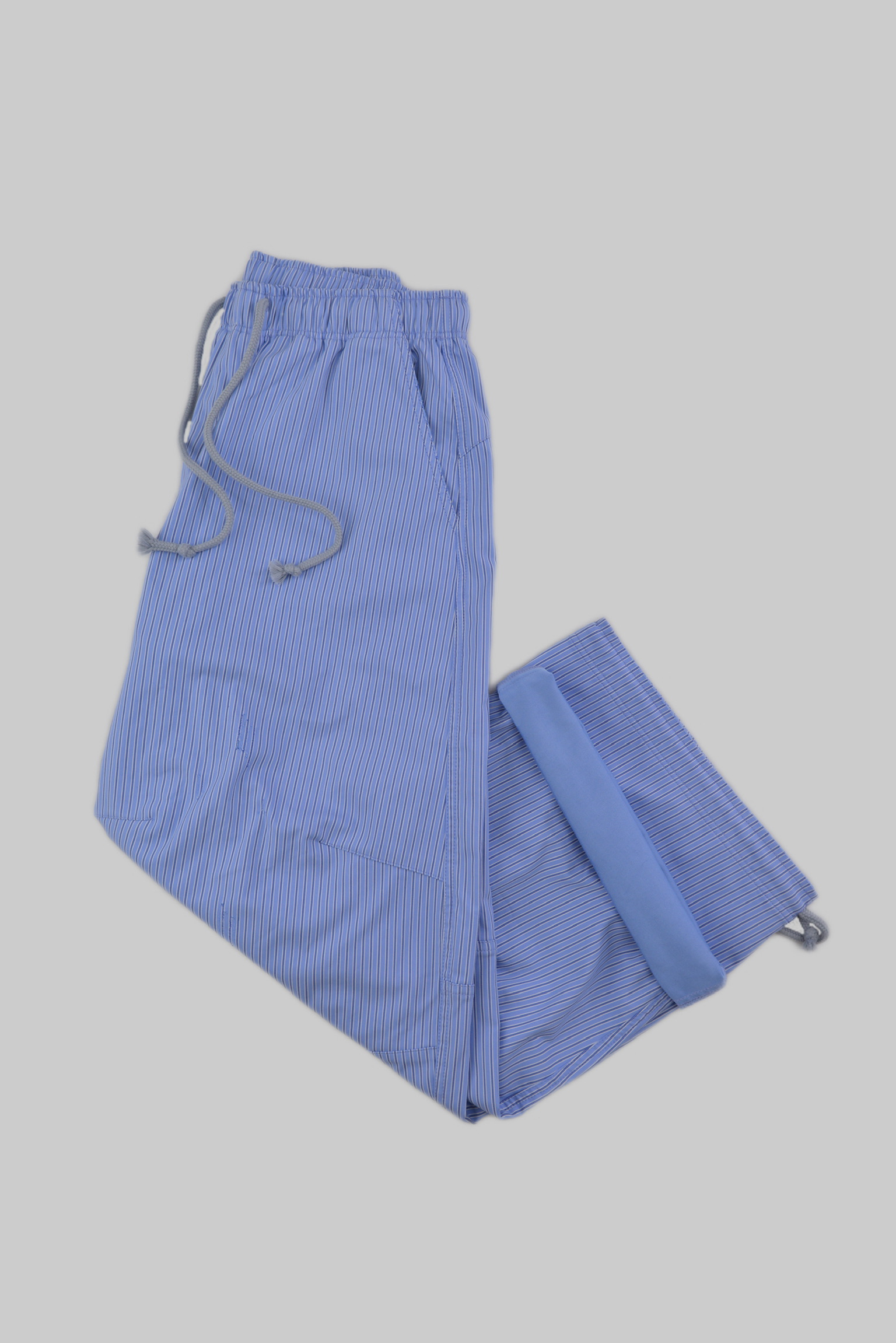 Blue Stripe Relaxed Nylon Pants / ブルーストライプリラックスナイロンパンツ サイズ: M