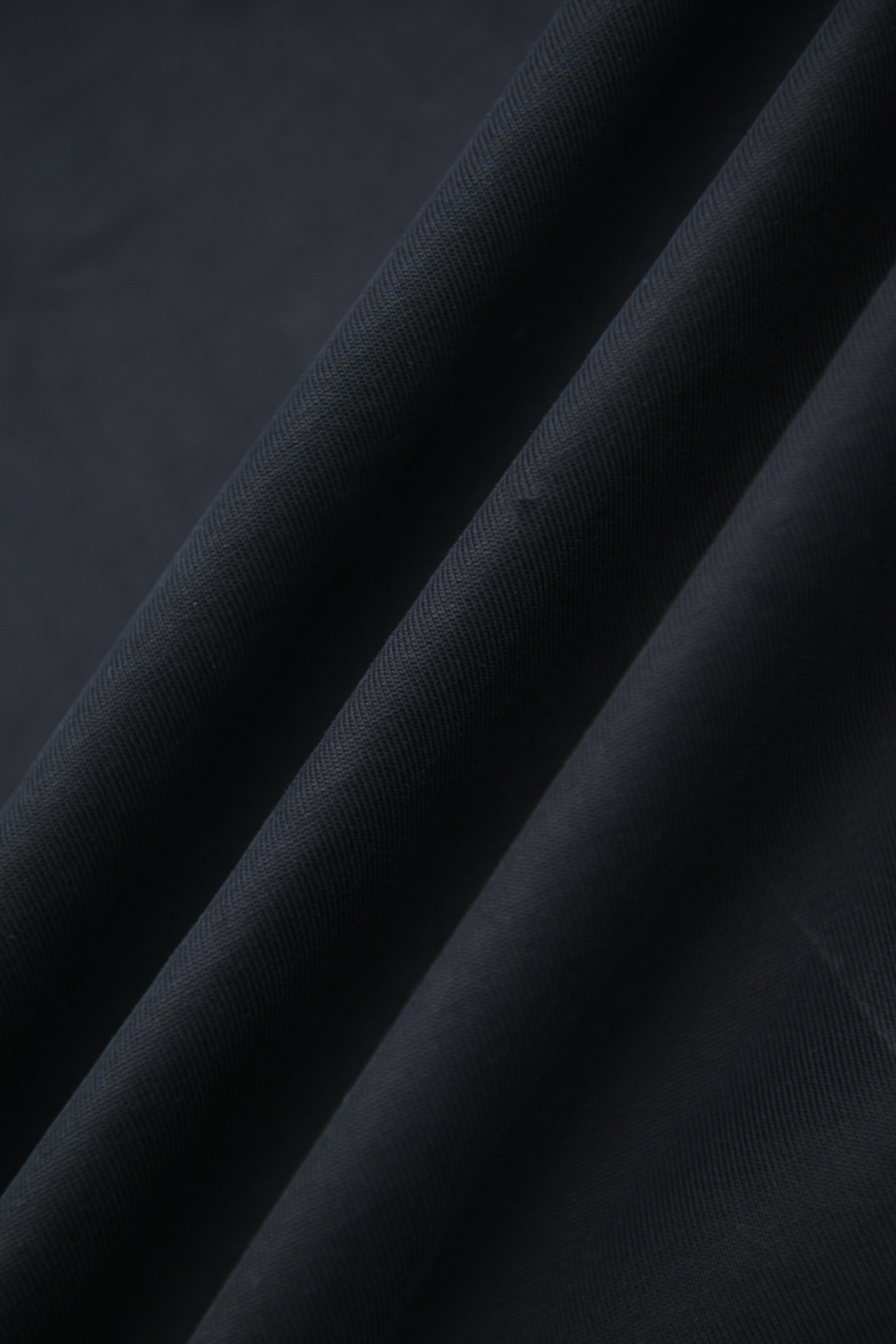 ミニマルオープンカラーショートスリーブシャツ　ジェットブラック サイズ: M