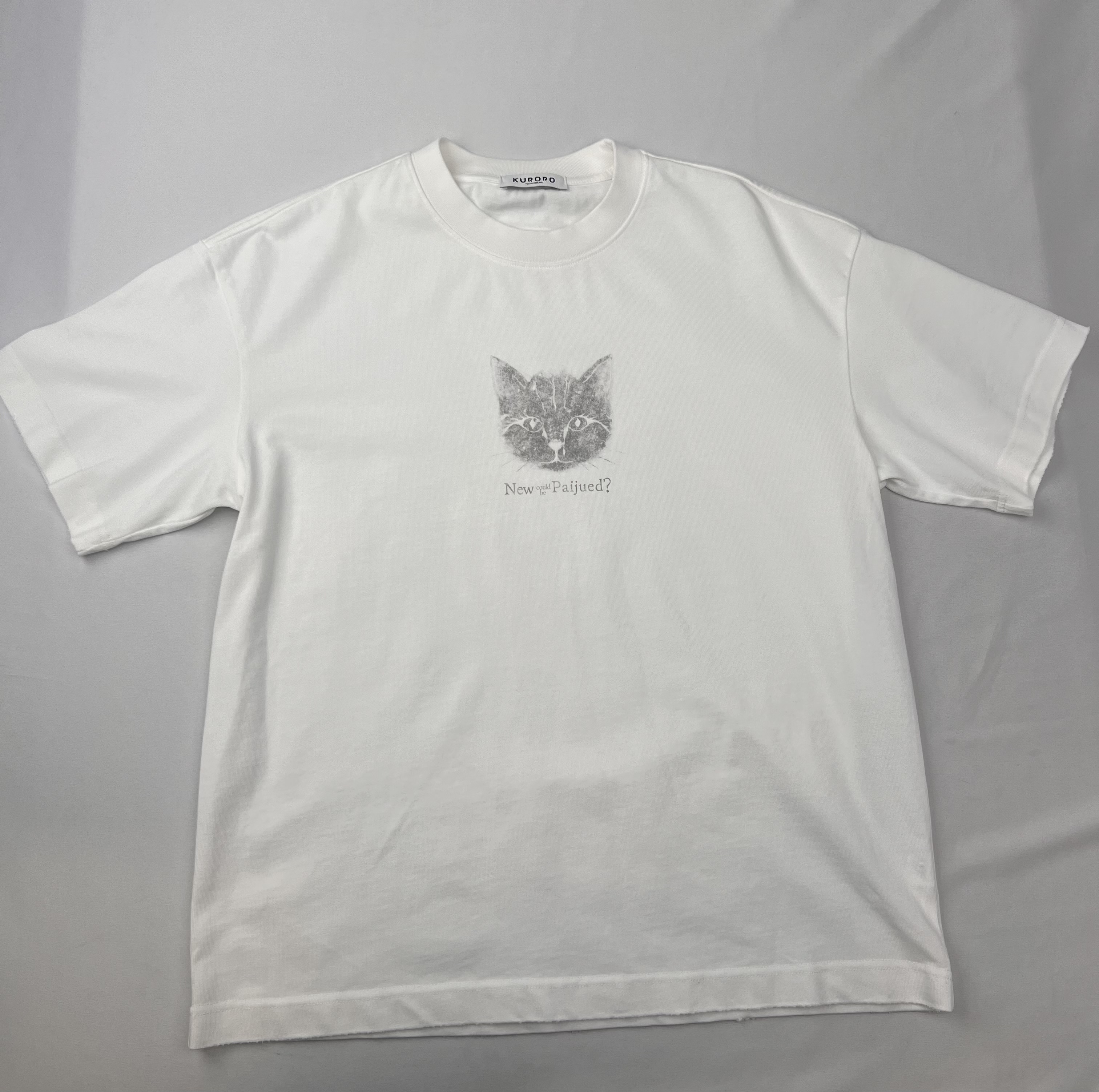 シャドウキャット グラフィックTシャツ      White