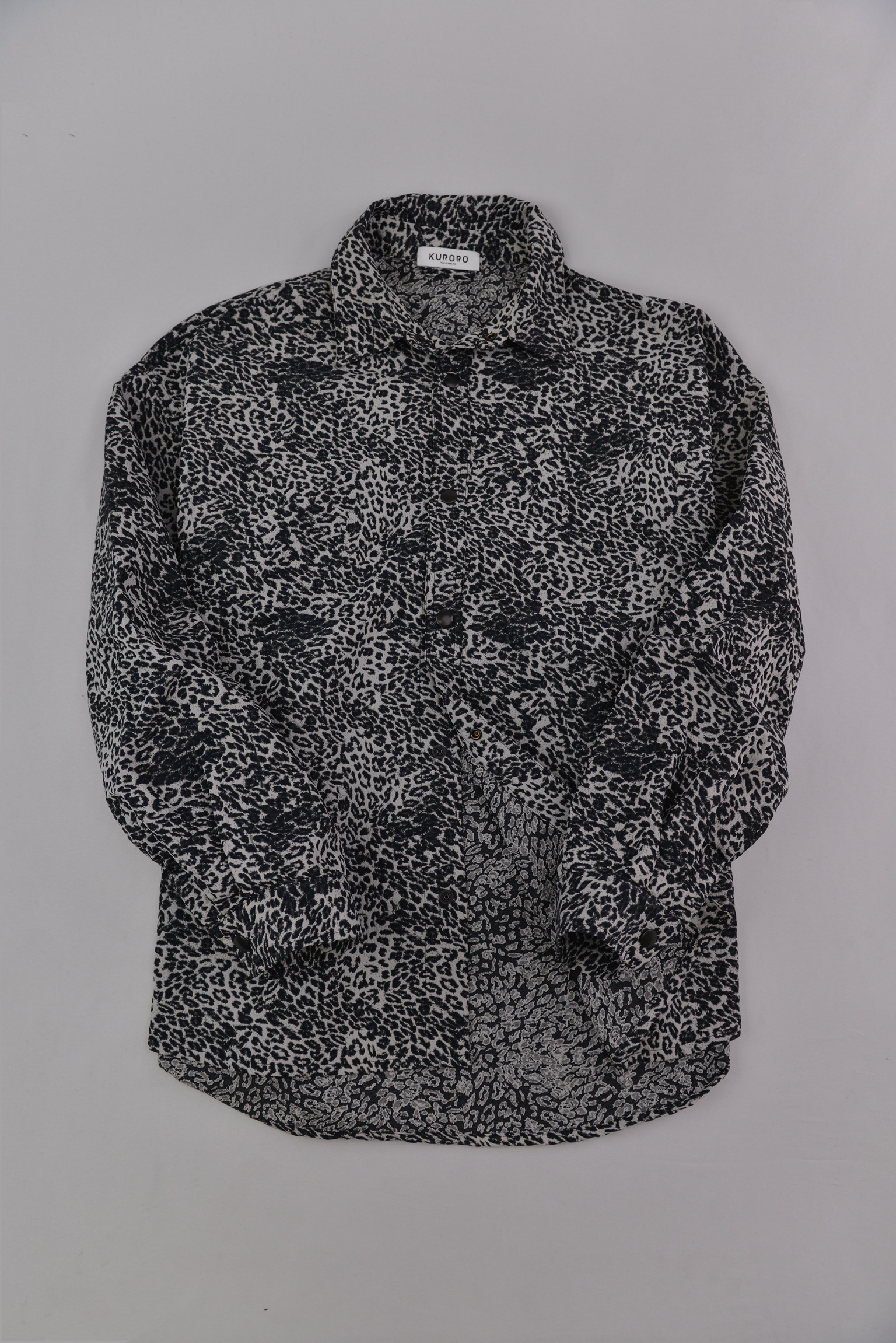 レオパードプリント シアーシャツ / Leopard Print Sheer Shirt サイズ: S