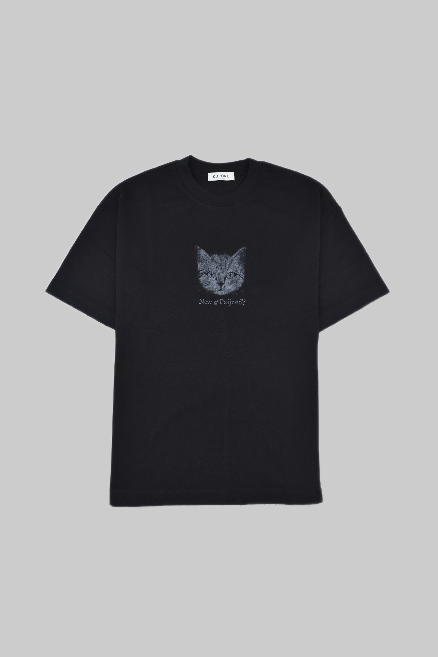 シャドウキャット グラフィックTシャツ     Black