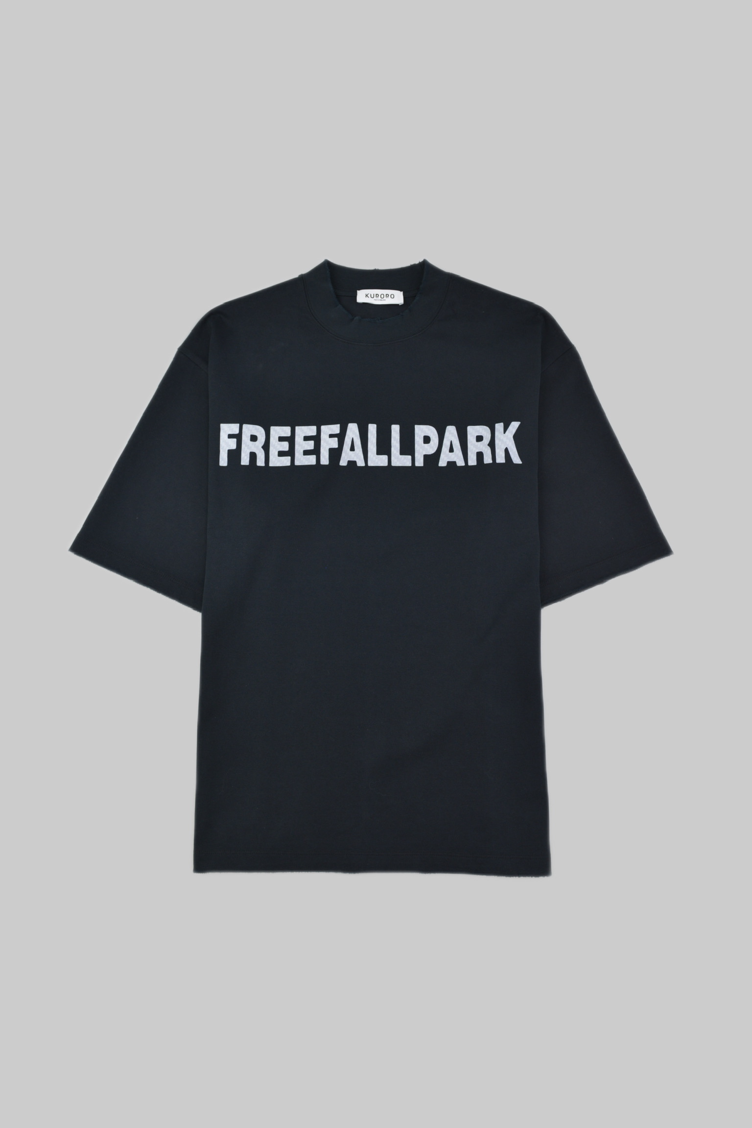 KURORO FREEFALL PARK オーバーサイズレーシングTシャツ　    Midnight Black（ミッドナイトブラック） サイズ: S